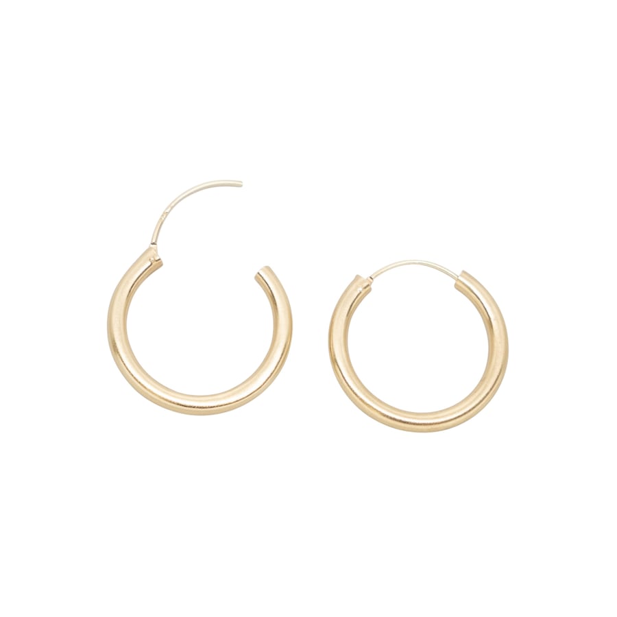 fejn Ohrringe Bold Hoop nachhaltiger Echtschmuck Gold Damen