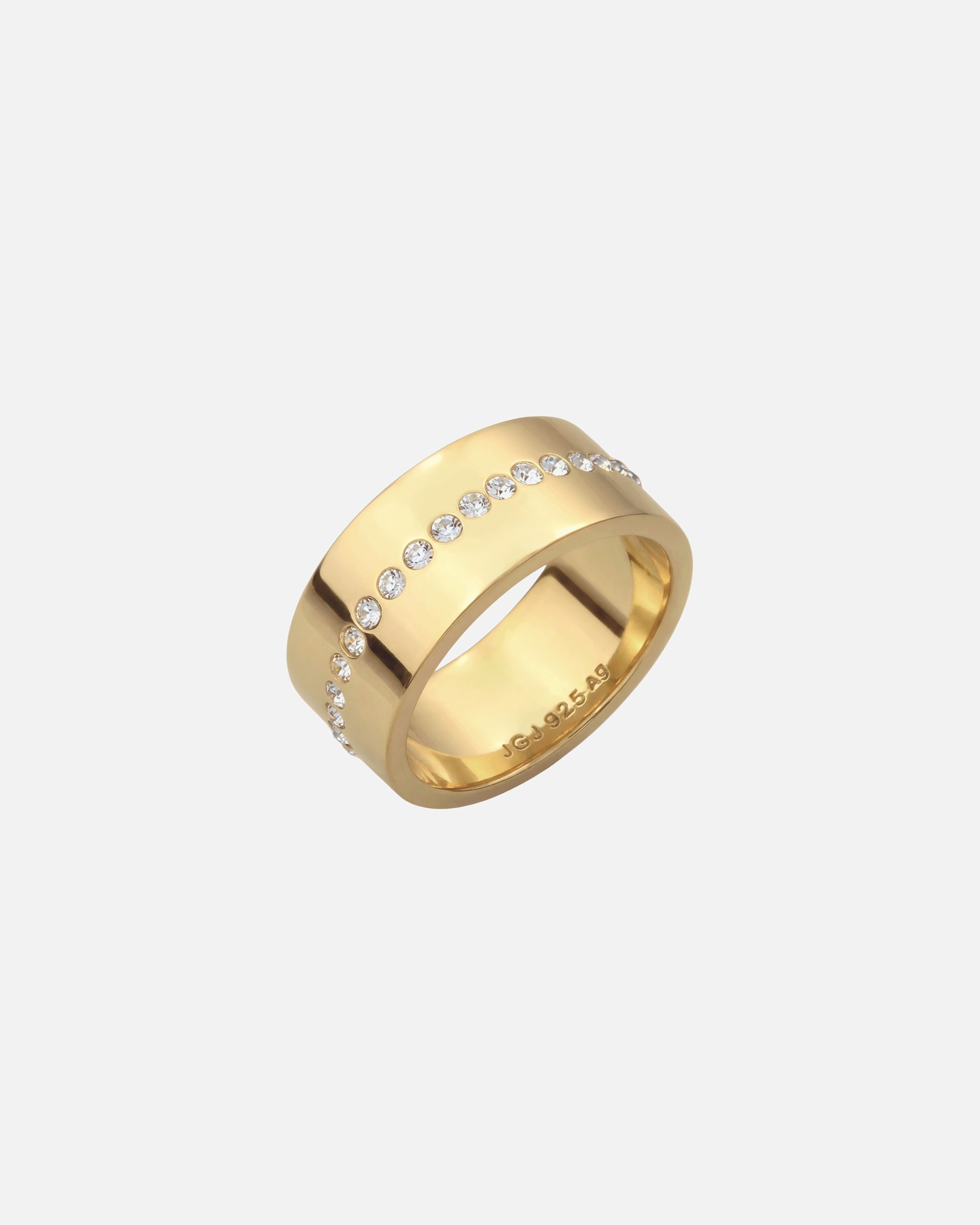 Ring für Weiblich Elli Bandring mit Kristallen von Swarovski® 925 Sterling Silber 54