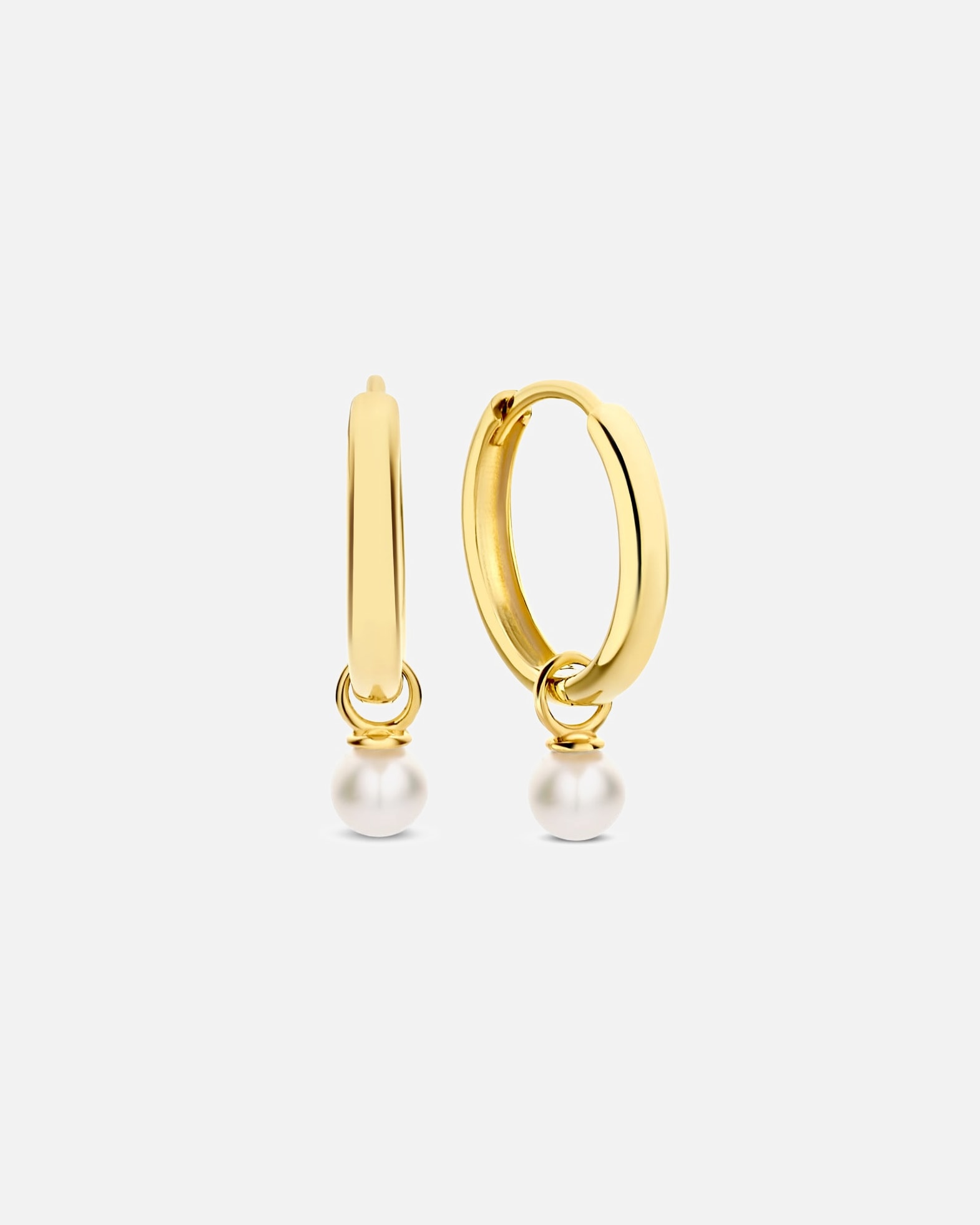 Ohrringe für Weiblich Isabel Bernard Isabel Bernard Belleville Luna 14 Karat | Gold Reif-Ohrringe IB360158 Isabel Bernard Belleville Luna 14 Karat | Gold Reif-Ohrringe IB360158
