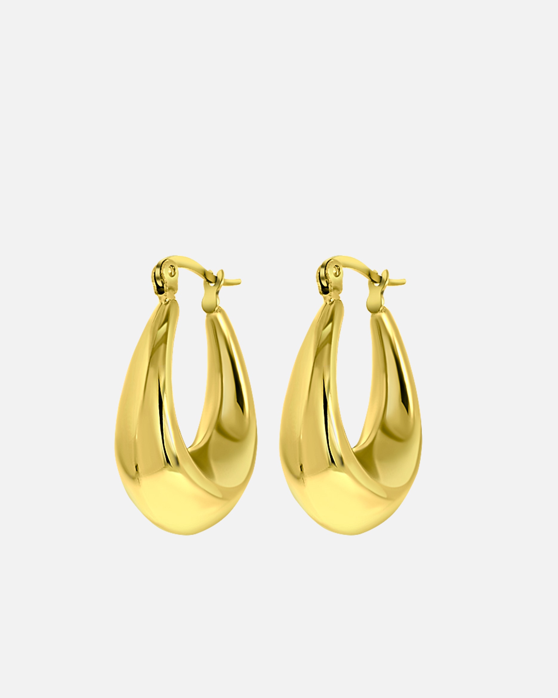 Ohrringe für Weiblich Lucardi Ohrringe Stahl Gold