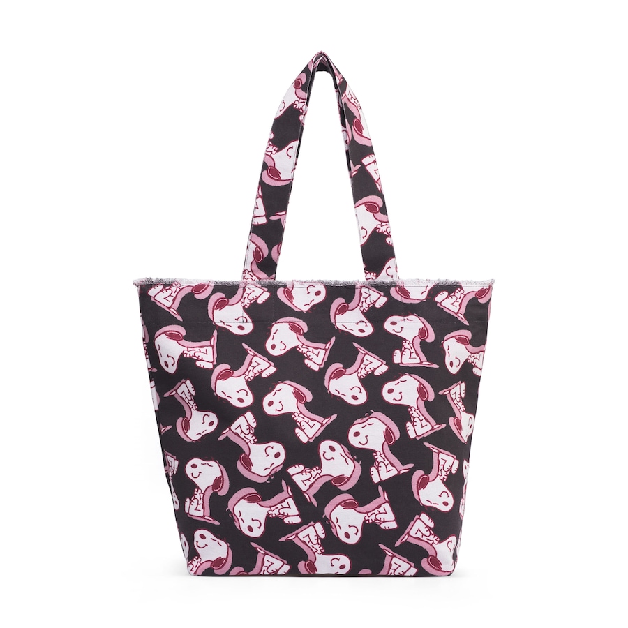 Codello Shopper mit fröhlichen Snoopy-Motiven braun Damen