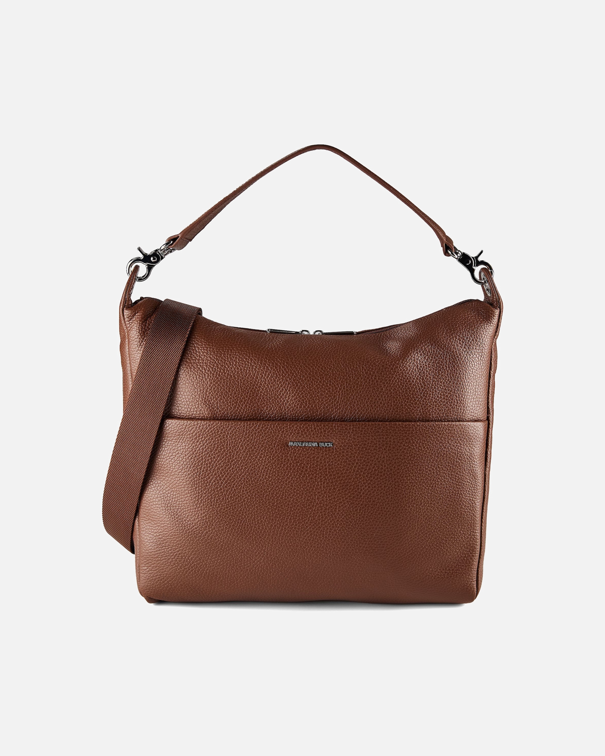 Umhängetasche für Weiblich Mandarina Duck Mellow Leather Schultertasche milk chocolate