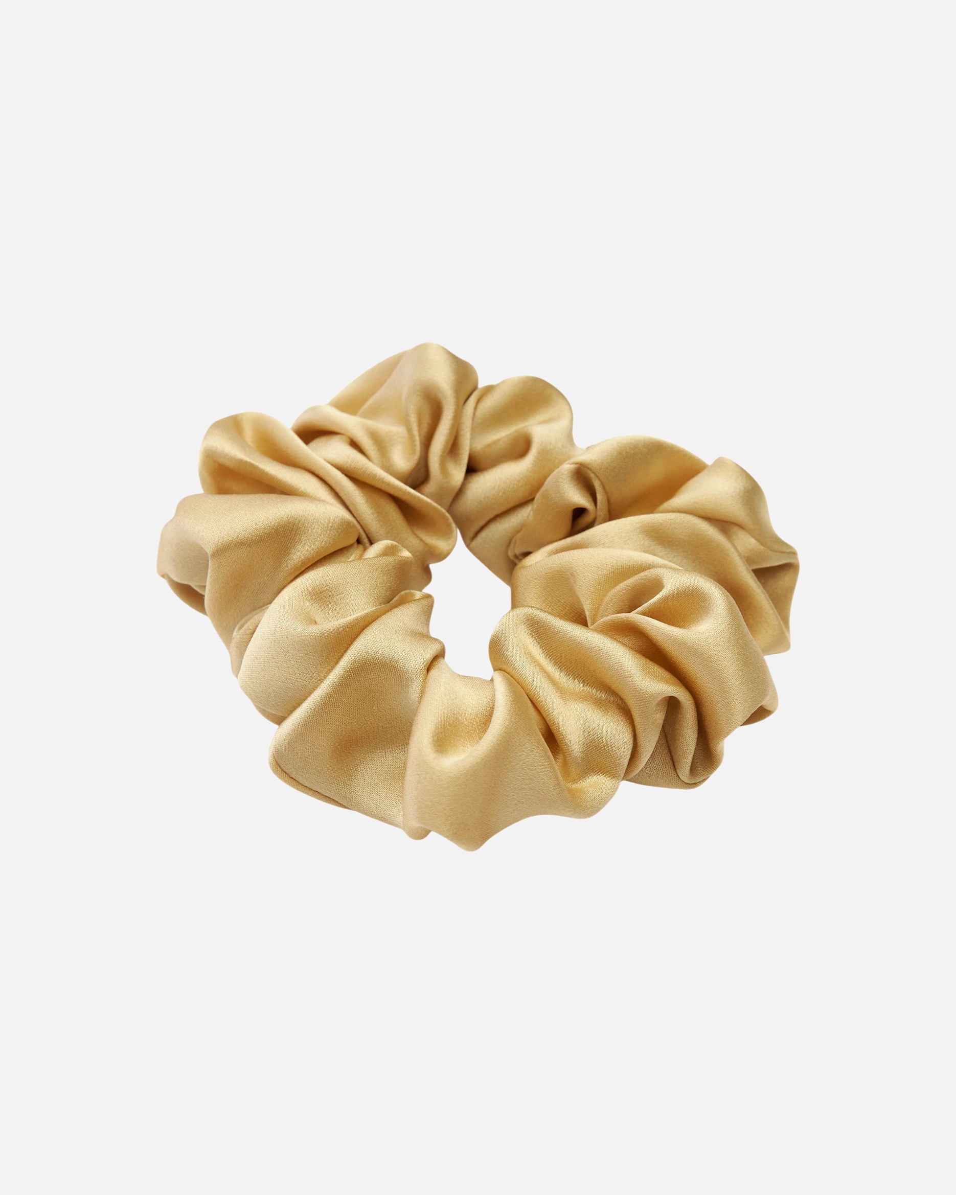 Haargummi für Weiblich Lenoites Haarband 'Mulberry Silk Scrunchie' gold coloured
