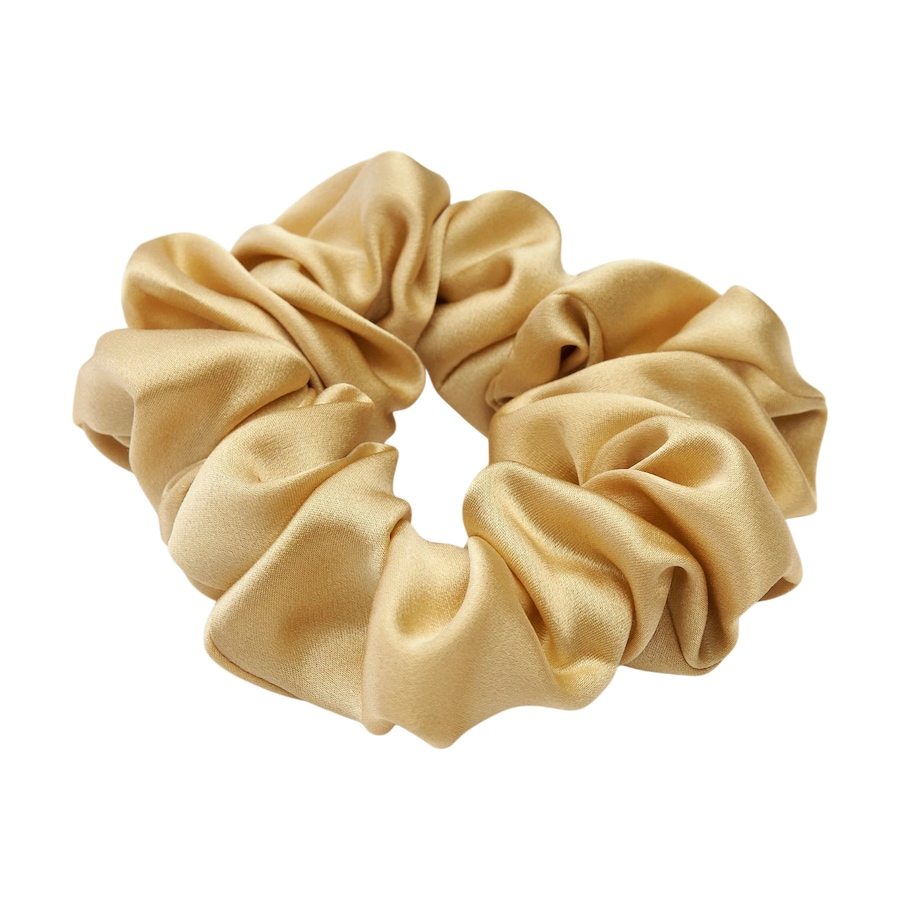 Lenoites Haarband 'Mulberry Silk Scrunchie' gold coloured Hellbraun Damen
