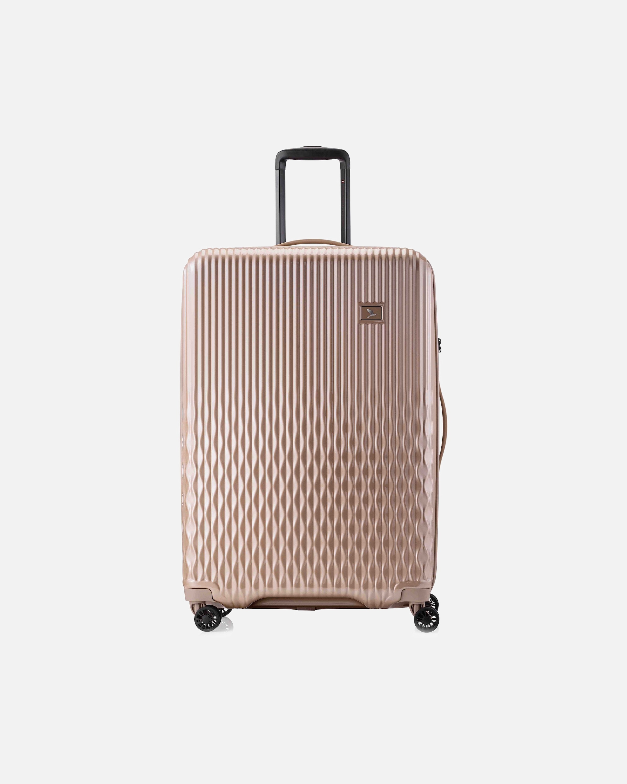 Trolley für Männlich Pack Easy Flow 4 Rollen Trolley L 75 cm mit Dehnfalte prosecco