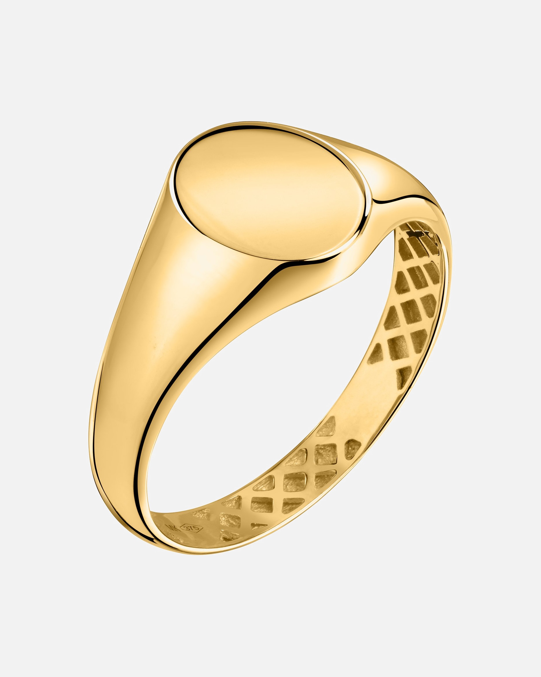 Ring für Männlich CHRIST Herrenring 375er Gelbgold 68