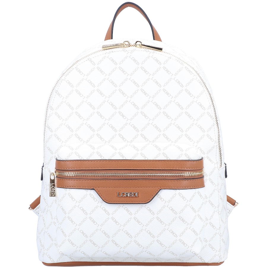 L.CREDI Filiberta City Rucksack 32 cm weiss Weiss Damen