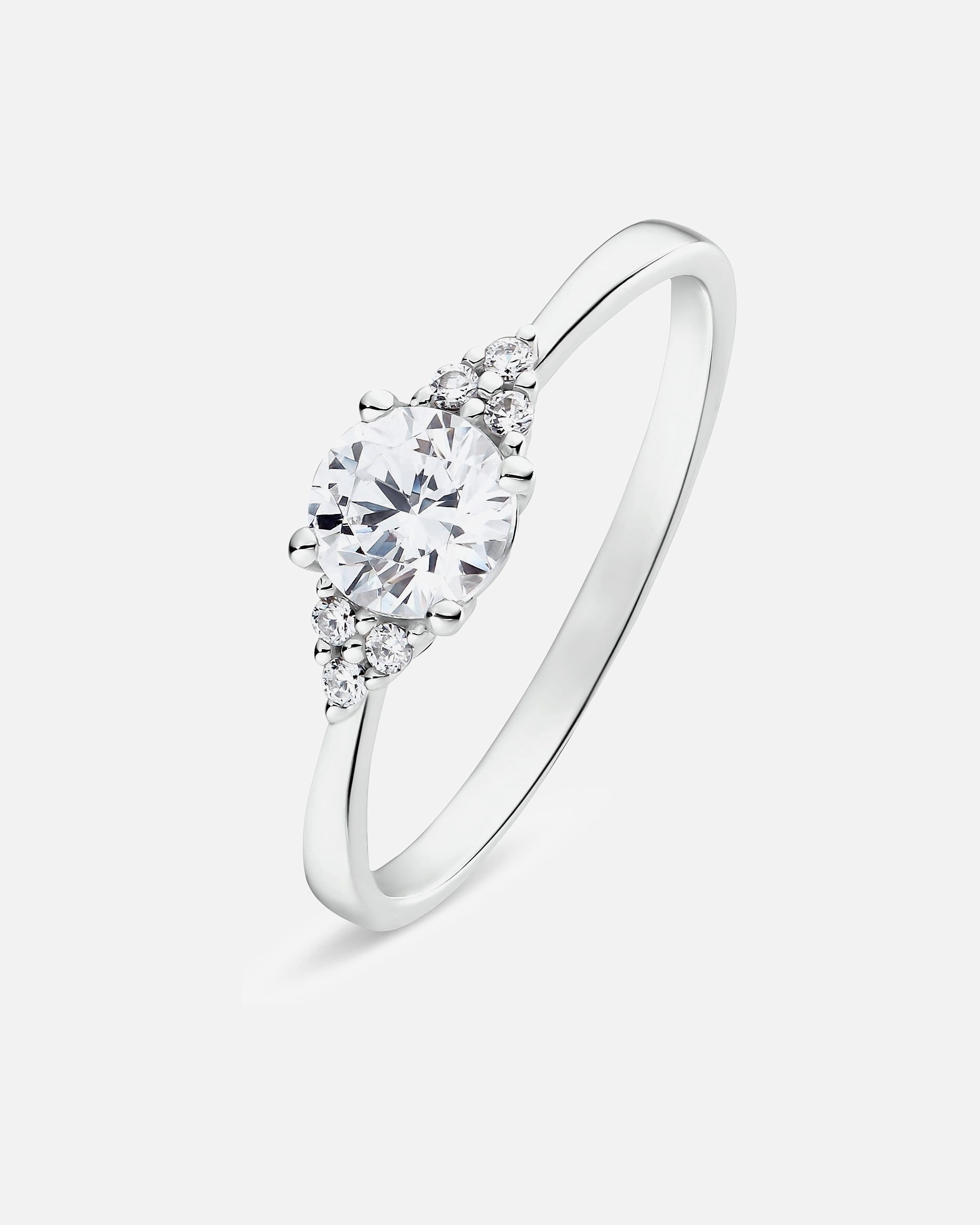 Ring für Weiblich CHRIST Damenring 375er Weißgold 56