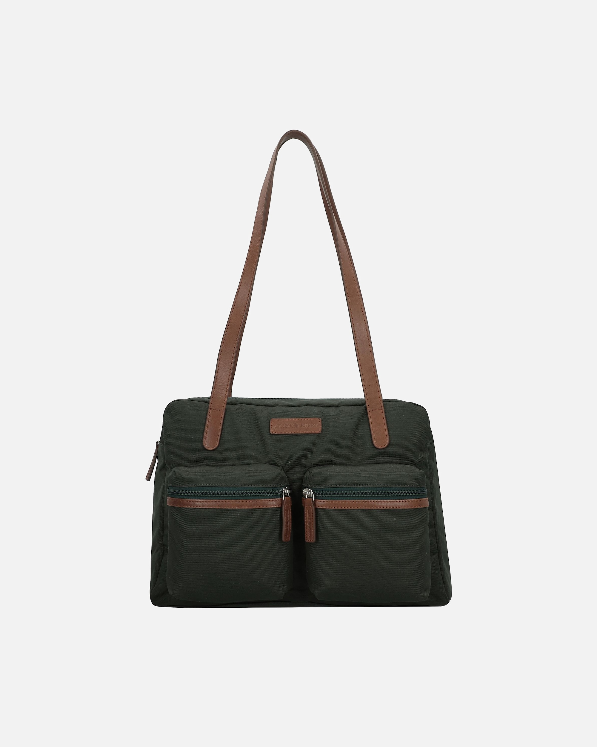 Tasche für Weiblich Greenburry Emily Schultertasche grün