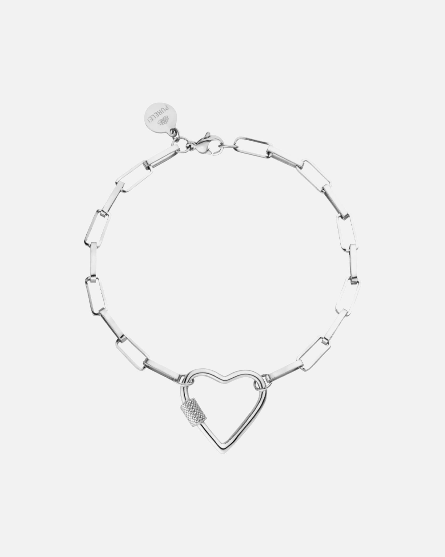 Armband für Weiblich Purelei Palekana Heart Armband 100% Edelstahl Silber