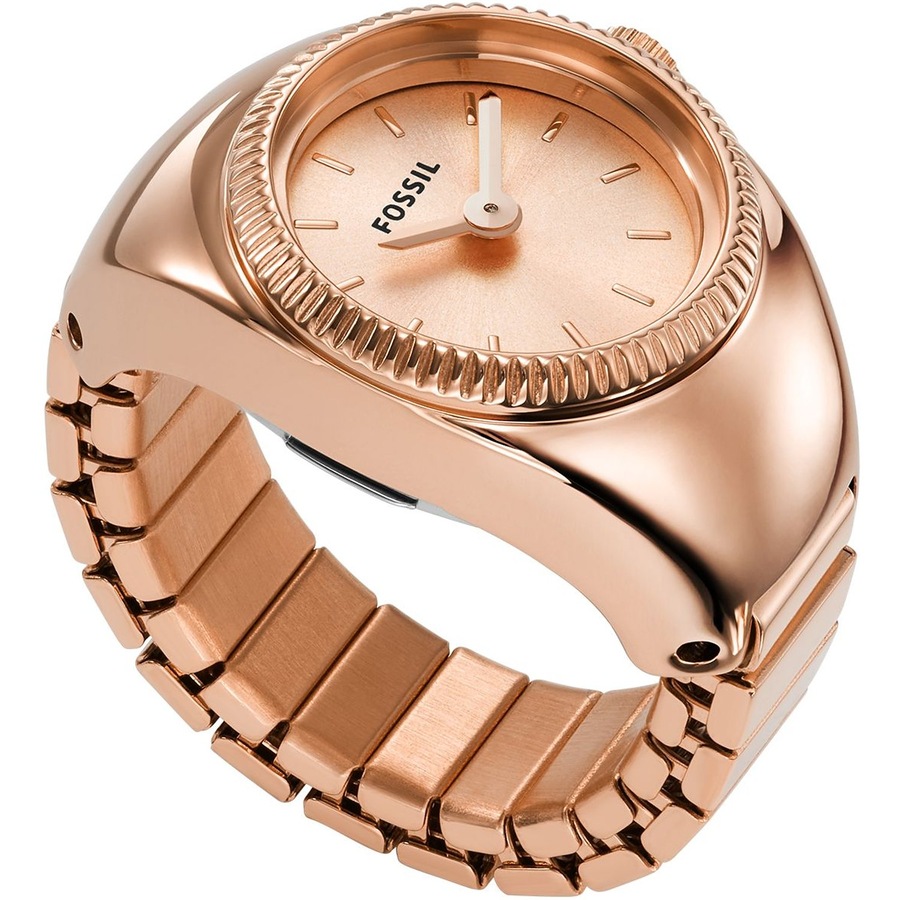 Fossil Damenuhr Edelstahl roségold Damen
