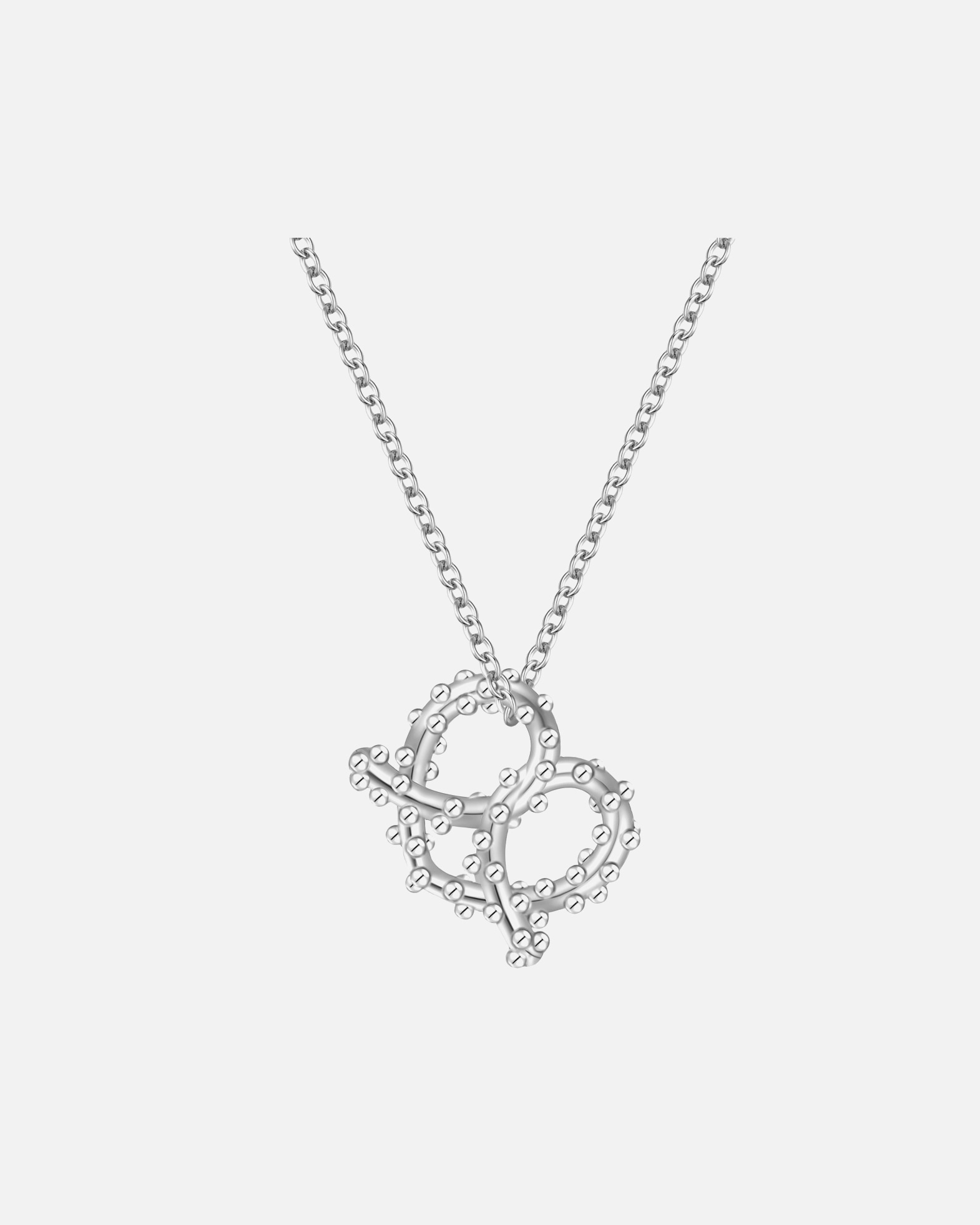 Halskette für Weiblich Glanzstücke München Halskette Herz-Breze aus Sterling Silber in silber 40,0 cm Basiskette + 5,0 cm Verlängerung