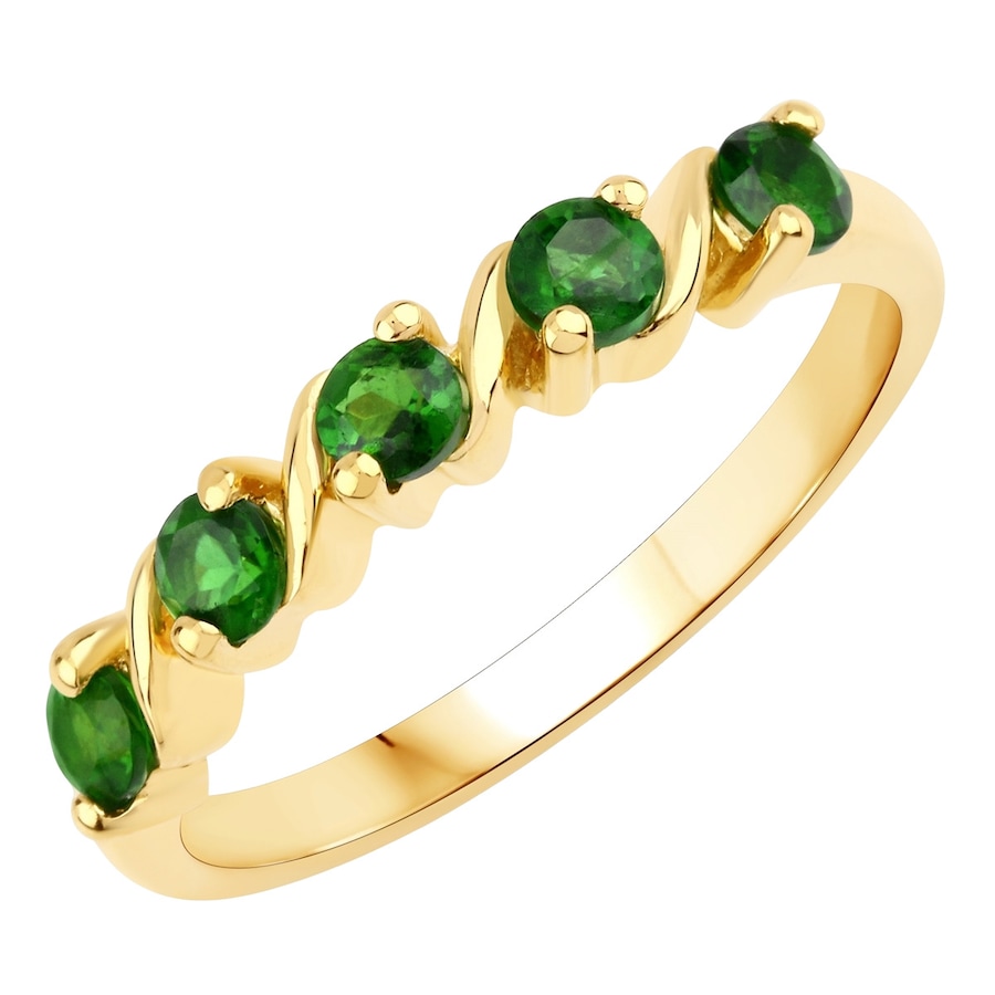 Rafaela Donata Ring Sterling Silber Chromdiopsid in Gelbgold 56 Damen