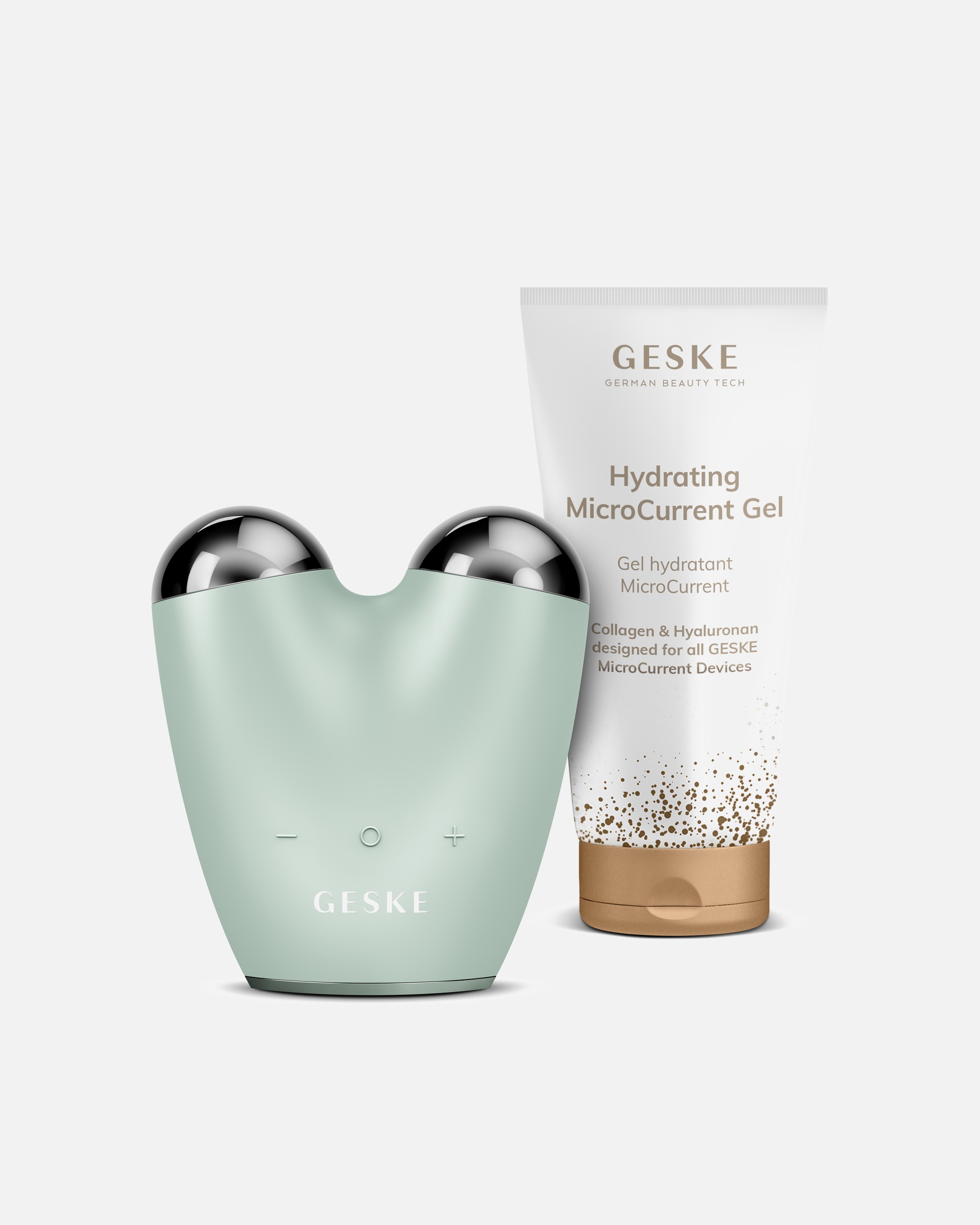 Multifunktionsgerät für Unisex GESKE MicroCurrent Face-Lifter 6 in 1 inkl. Hydrating MicroCurrent Gel Green