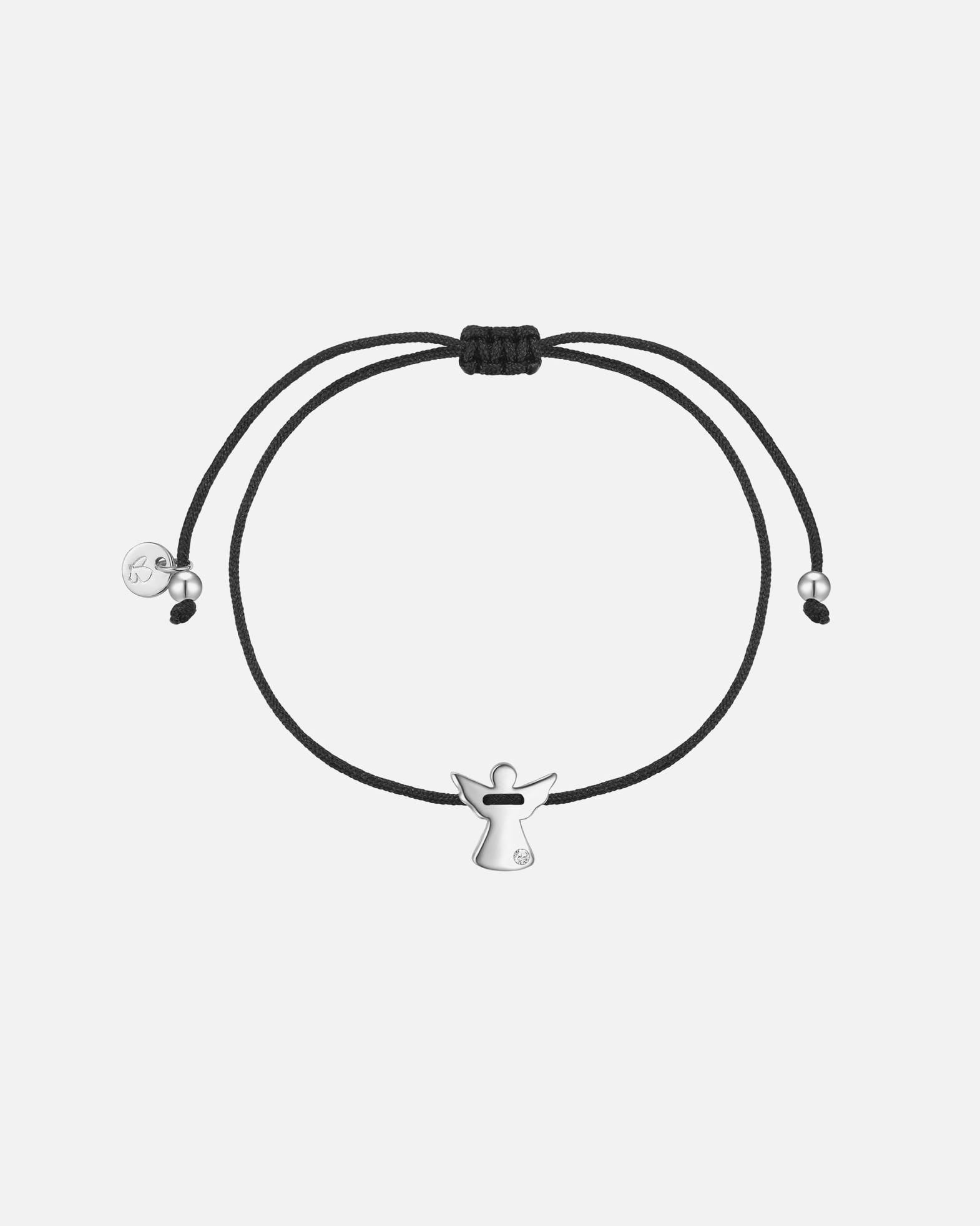 Armband für Weiblich Glanzstücke München Armband Engel aus Sterling Silber in silber mit Lab Grown Diamond 15,0 - 22,0 cm, flexibel einstellbar