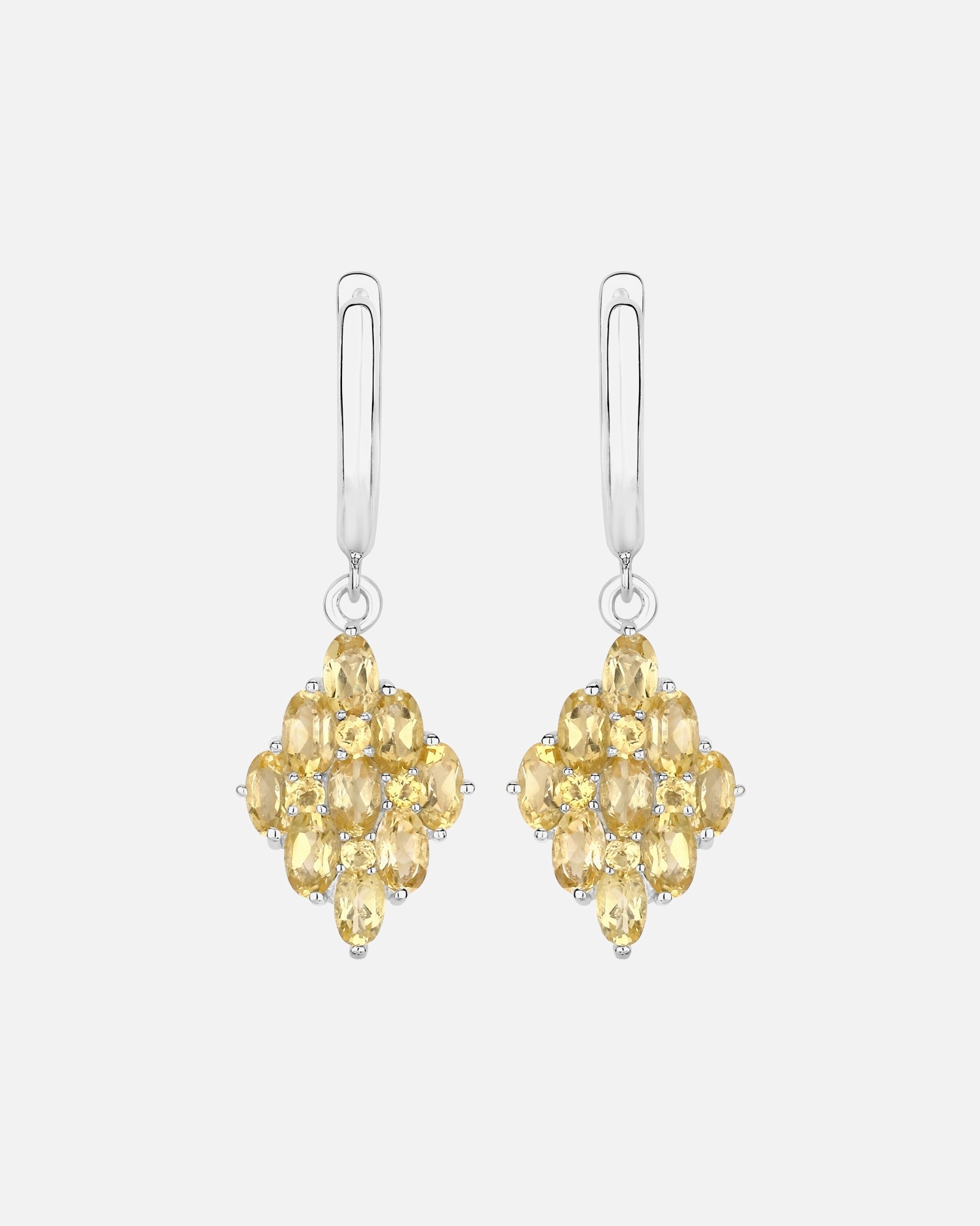 Ohrringe für Weiblich Rafaela Donata Ohrringe Sterling Silber Blautopas in Silber Yellow