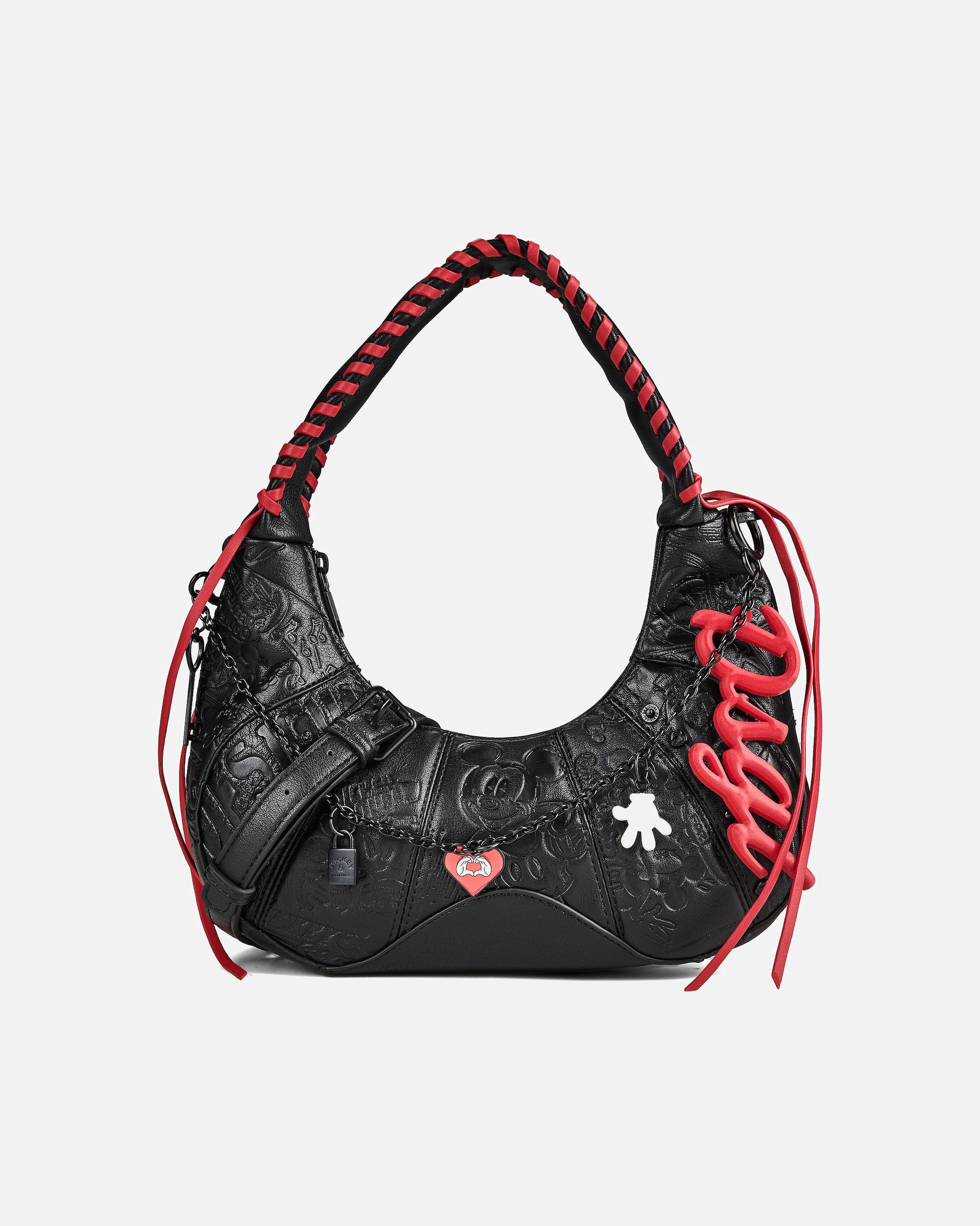 Tasche für Weiblich Desigual All Mickey Schultertasche schwarz