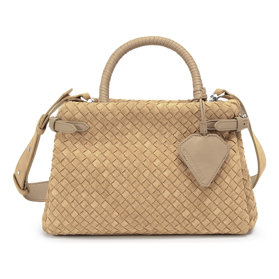 LES VISIONNAIRES Issac Weave Henkeltasche soft tan Grau Damen