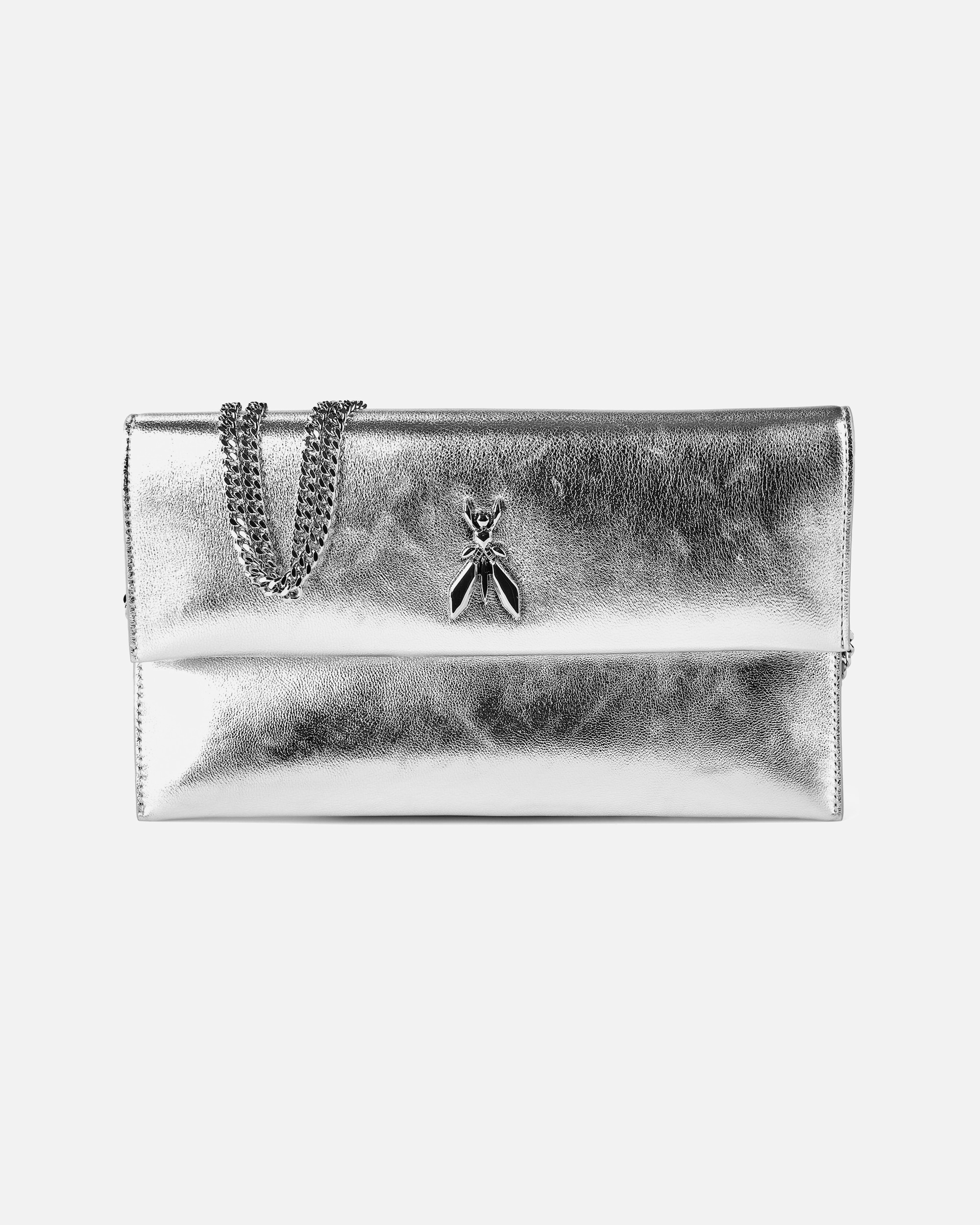 Tasche für Weiblich Patrizia Pepe Fly Clutch ice silver