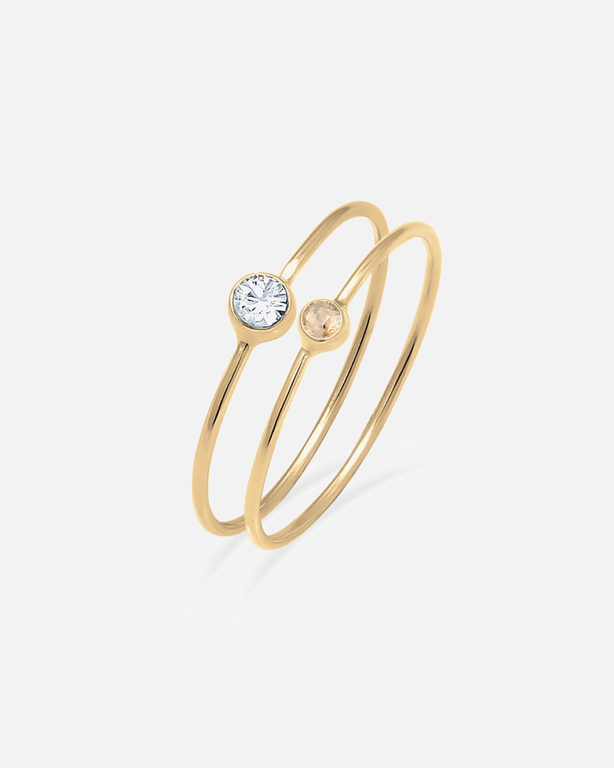 Ring für Weiblich Elli Set 925 Silber, mit Kristallen von Swarovski® 42