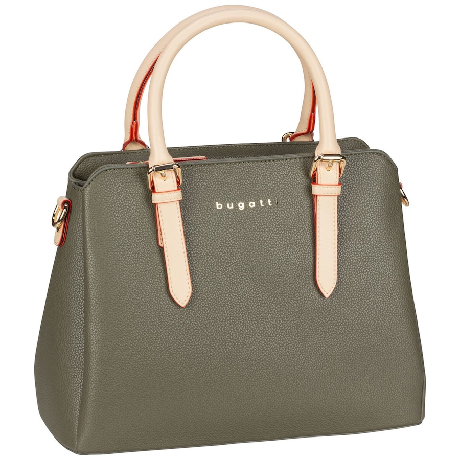 Bugatti Handtasche Ella Bowling Bag M Olive Grau Damen