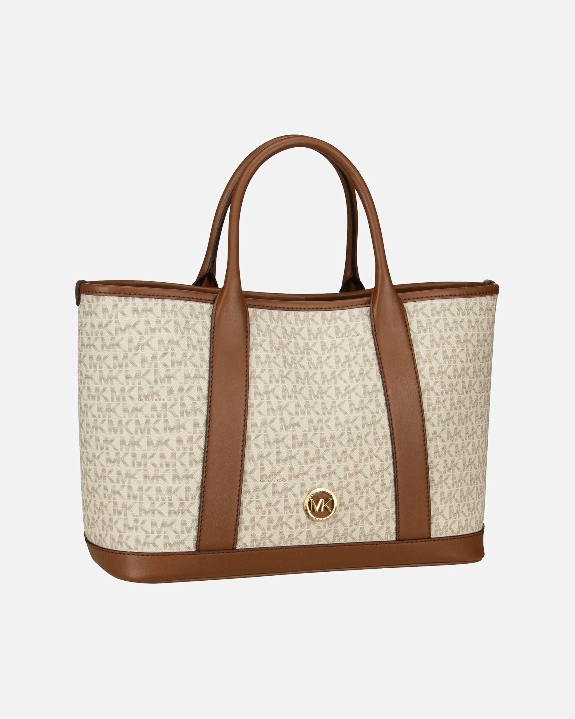 Handtasche für Unisex Michael Kors Default Brand Line Handtasche Luisa MD MK SIG Vanilla/Luggage