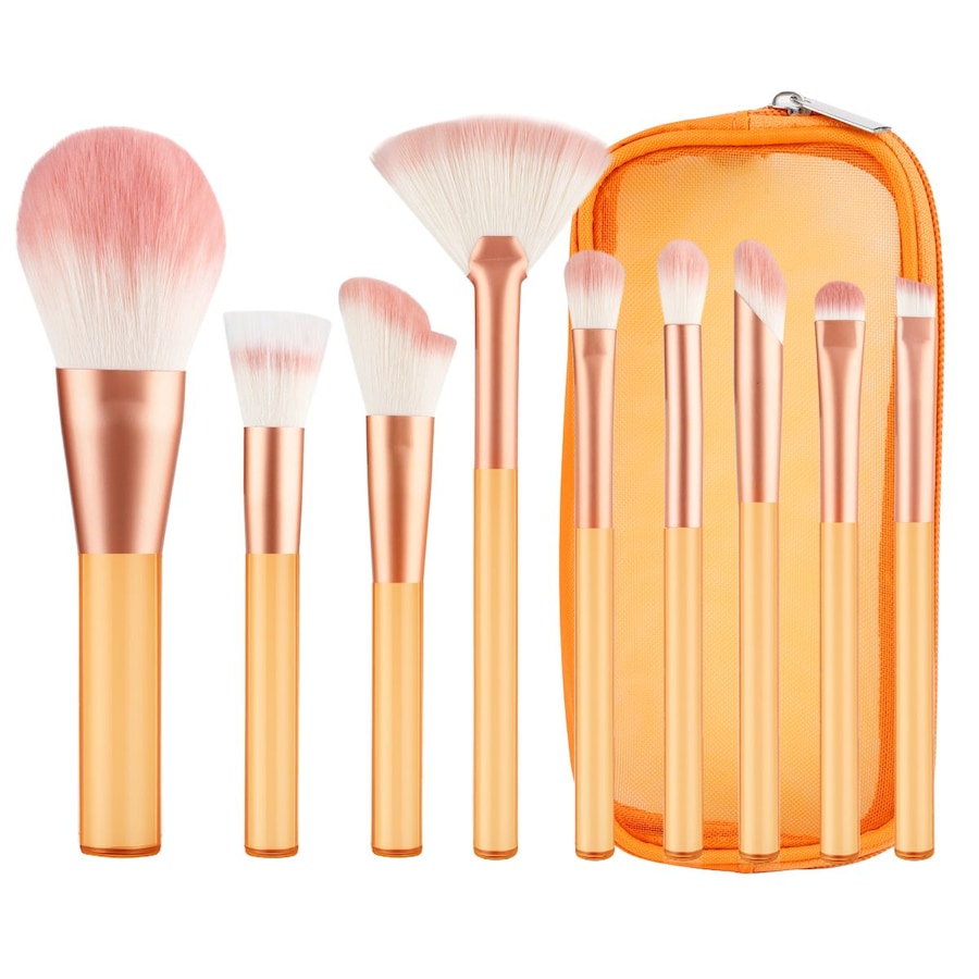 Technique Pro Translucent Perfection Makeup Brush Set Orange Coral