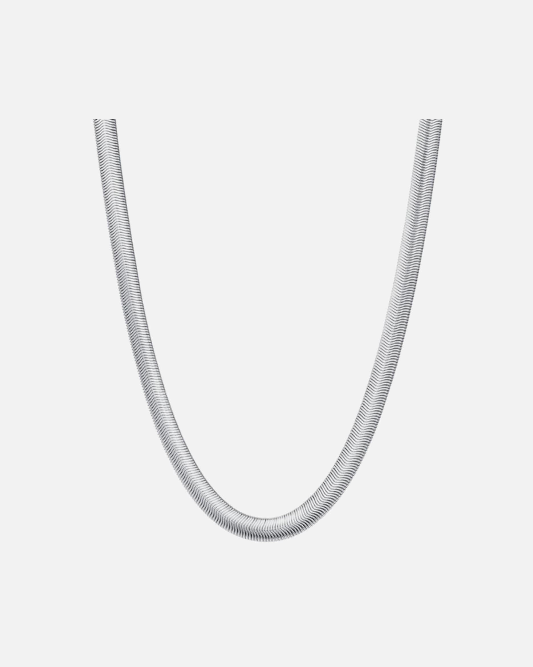 Halskette für Weiblich Hey Happiness Default Brand Line Breite Schlangenkette – Edelstahl 60