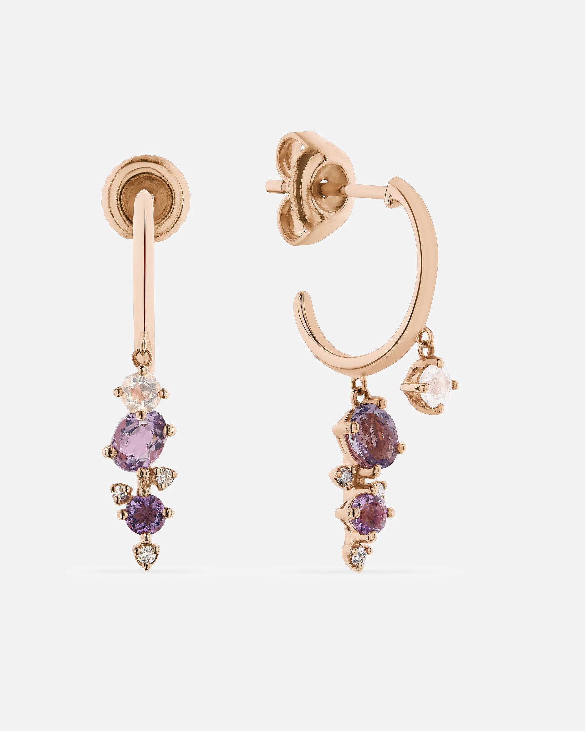 Ohrringe für Weiblich CHRIST Ohrstecker 585er Roségold One Size