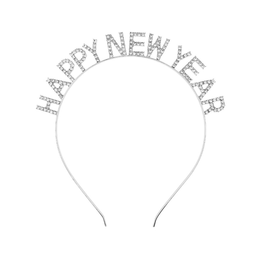 SOHO Happy New Year Haarreif Silber Damen
