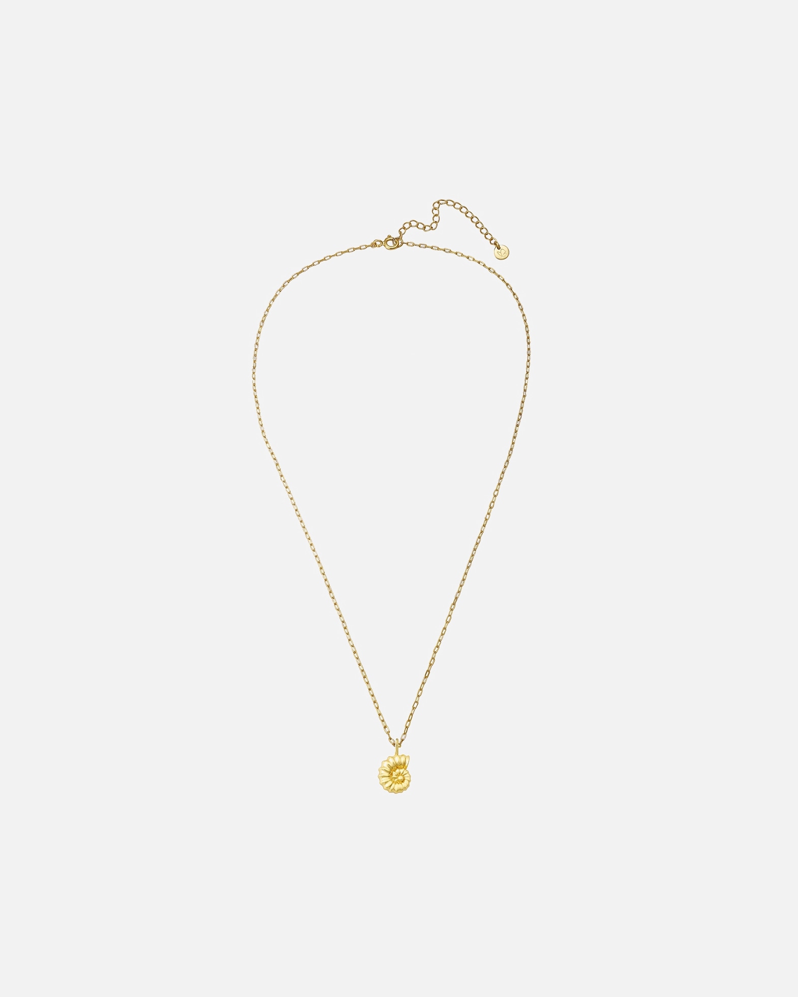 Halskette für Weiblich Glanzstücke München Halskette Muschel aus Sterling Silber in gelbgold 40,0 cm Basiskette + 5,0 cm Verlängerung