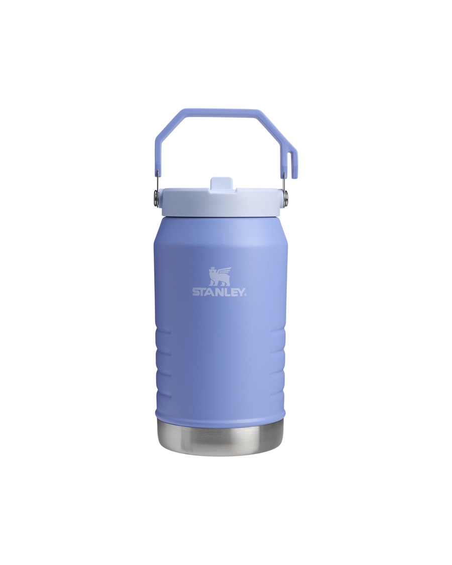 Stanley 1913 Isolierflasche - 1,90L ICEFLOW FLIP STRAW JUG 2.0 Hydrangea Silber