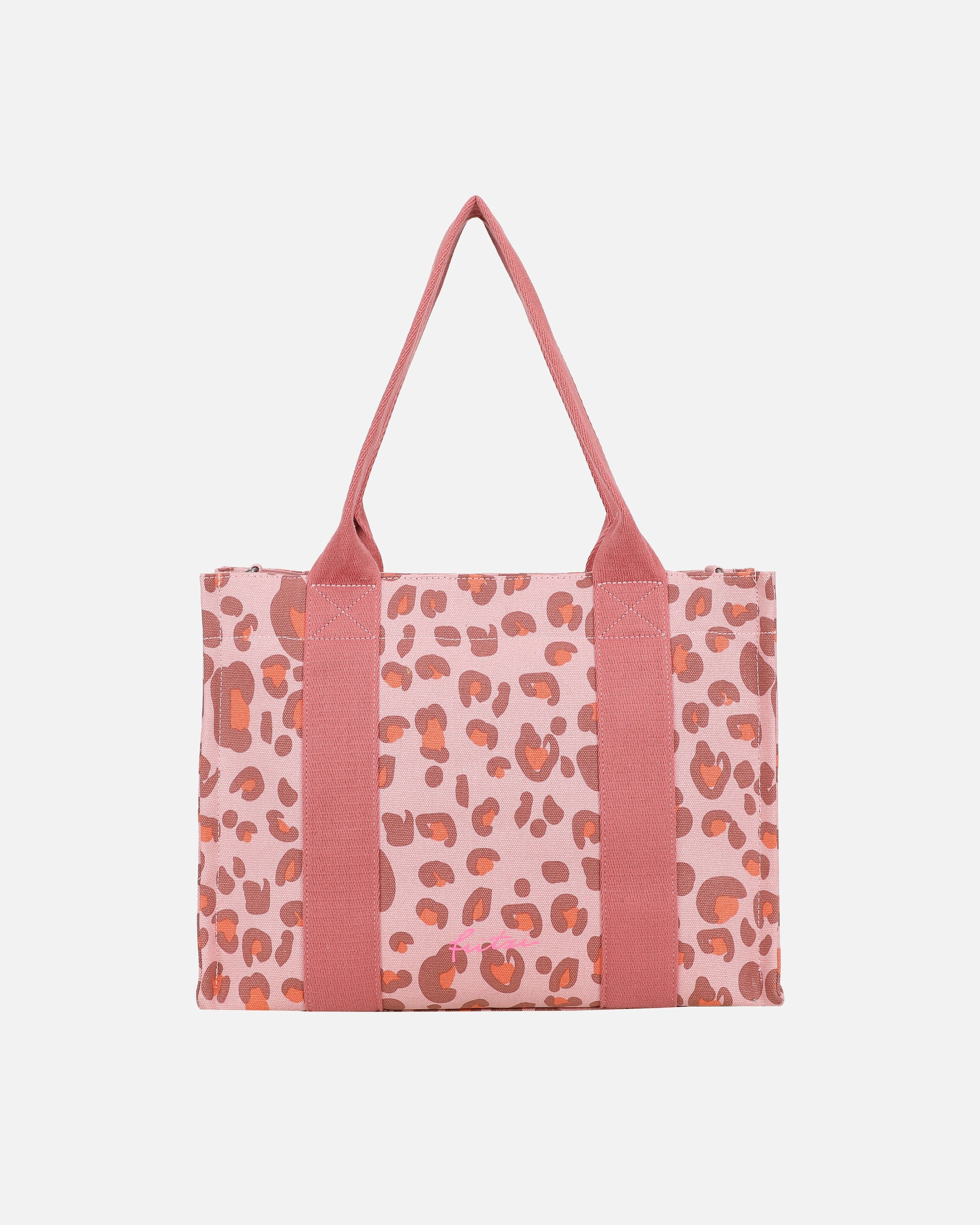 Tasche für Weiblich Fritzi aus Preußen Shopper Tote Shopper Leo im exotischen Design pink