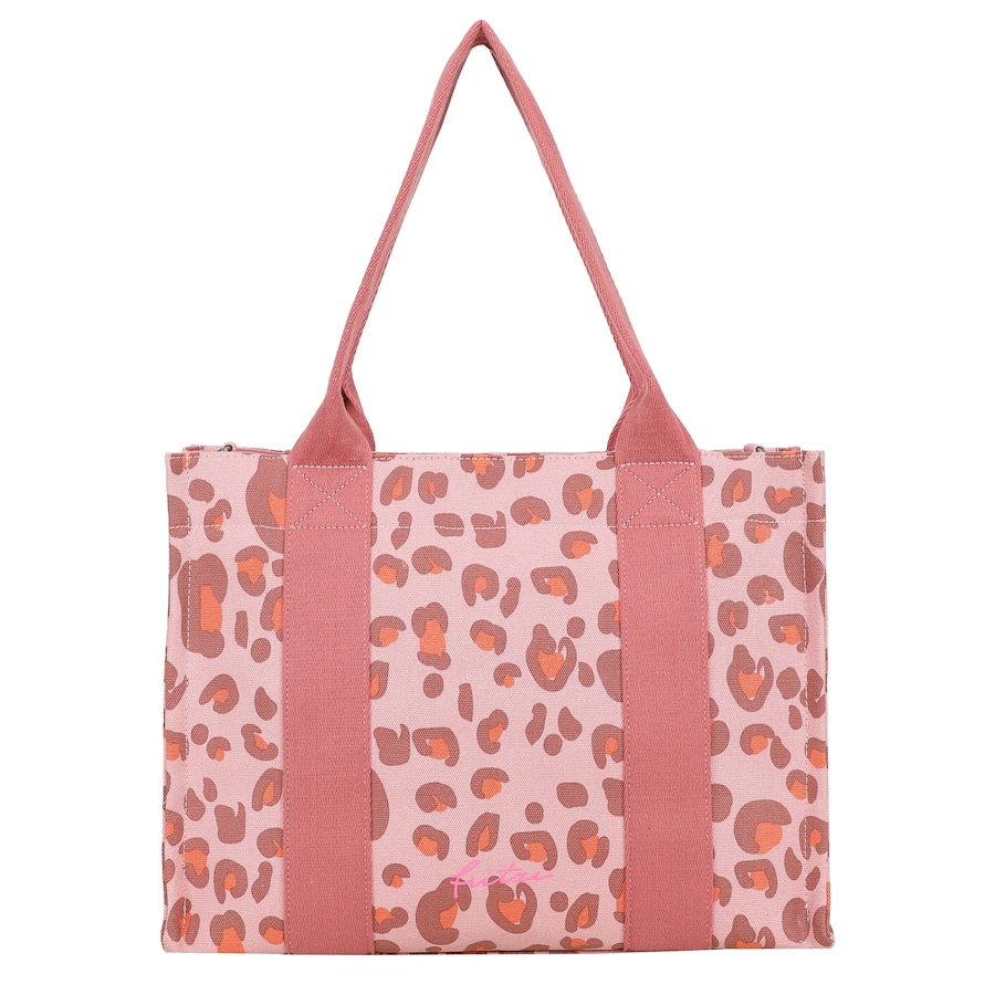 Fritzi aus Preußen Shopper Tote Leo im exotischen Design pink Rosegold Damen