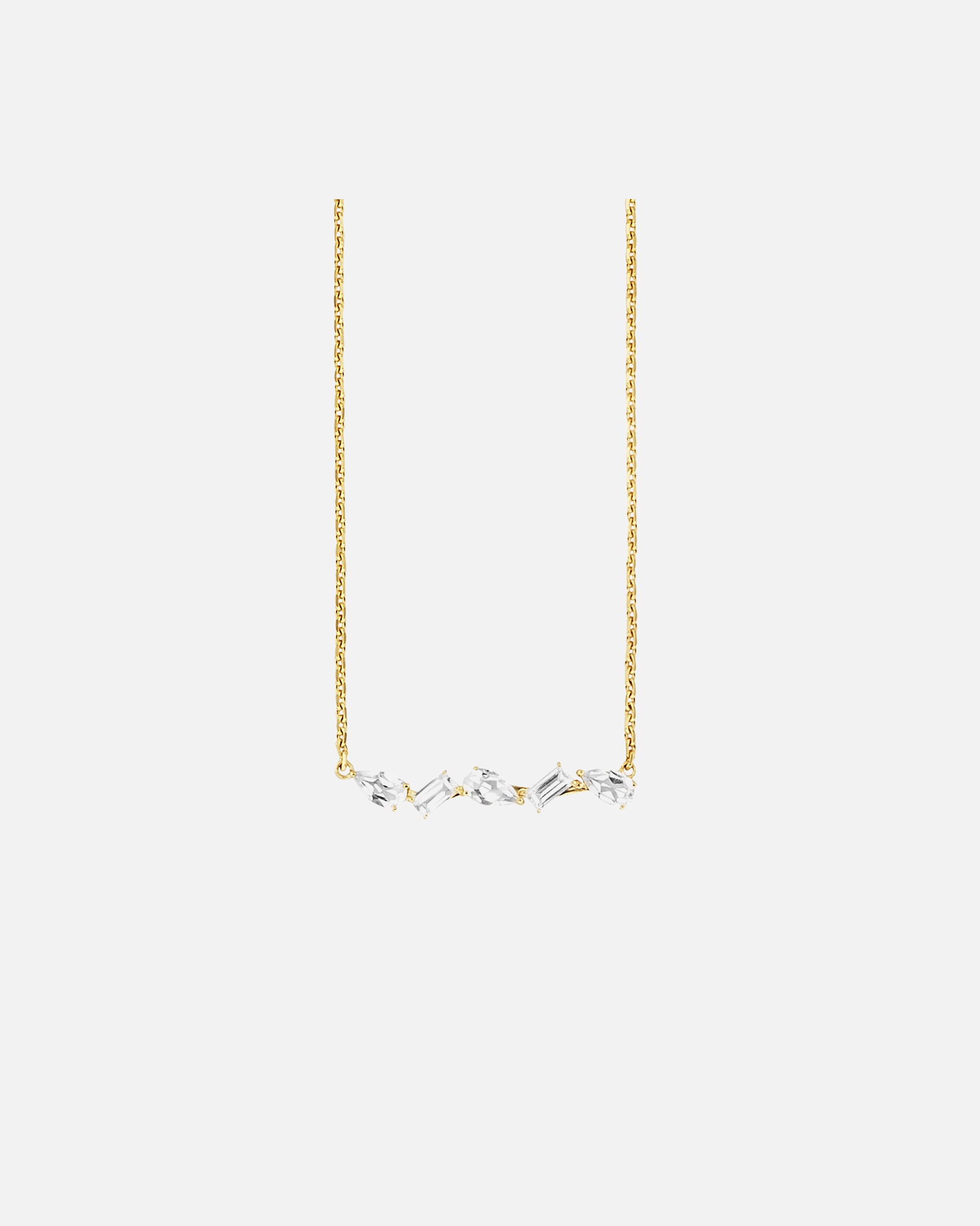 Kette für Weiblich caï Collier 925/- Sterling Silber Topas 0,983ct 42+3cm
