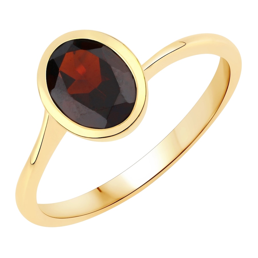 Rafaela Donata Ring Sterling Silber Granat in Gelbgold 54 Damen