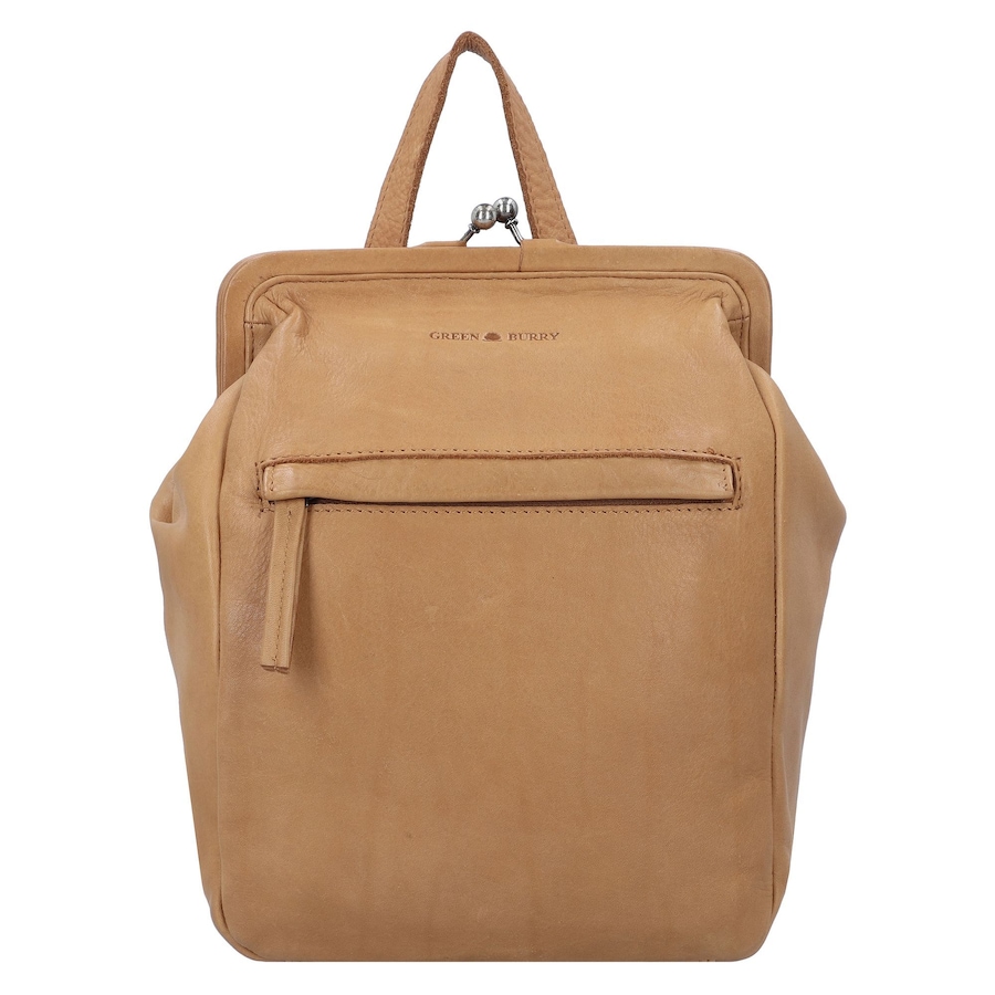 Greenburry Vintage washed City-Rucksack cognac Braun Damen