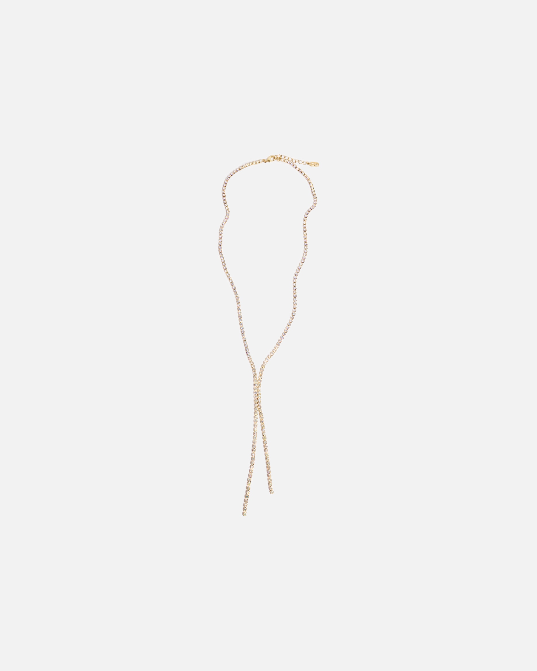 Halskette für Weiblich A&C Oslo – Nordic Design Jewellery Default Brand Line Kette mit Anhänger 'Tone Damli - Highlights - AB' gold