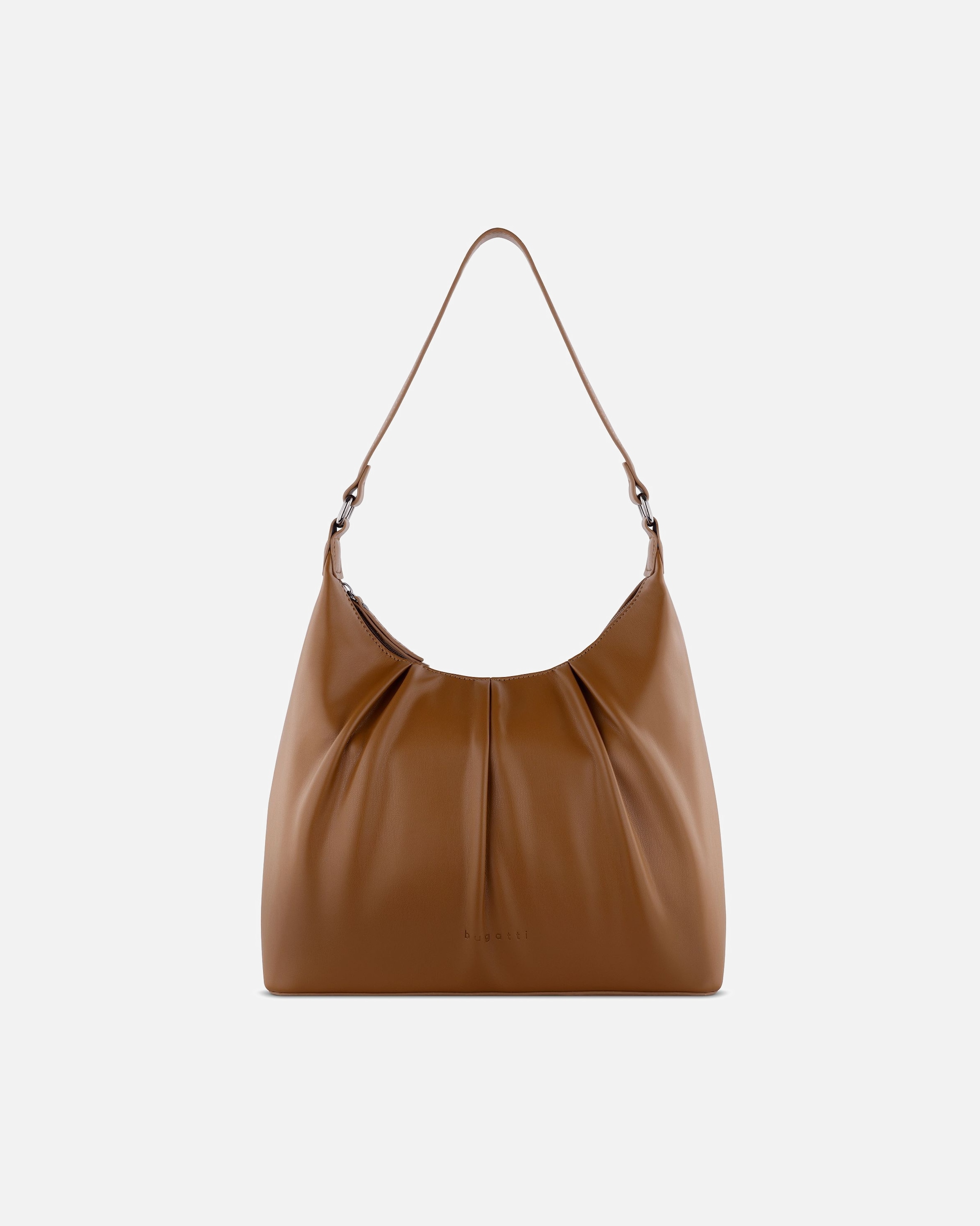 Clutch für Weiblich Bugatti Mila Schultertasche cognac