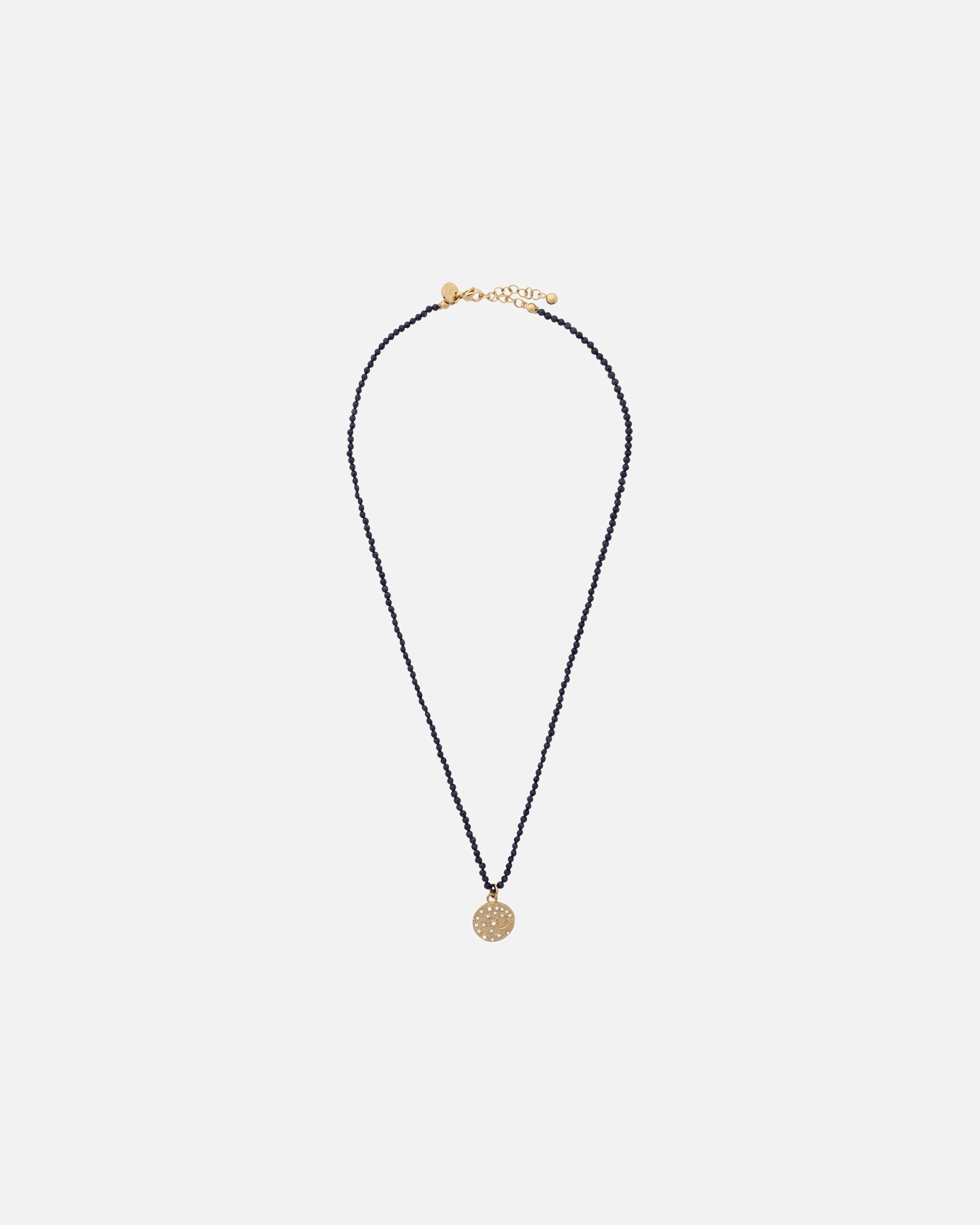 Halskette für Weiblich A&C Oslo – Nordic Design Jewellery Default Brand Line Kette Mit Anhänger 'Steel - Miniature' gold