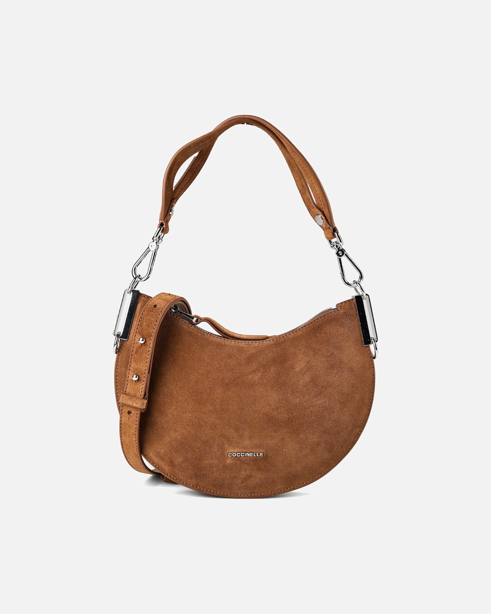 Tasche für Weiblich Coccinelle Sunup Schultertasche cognac