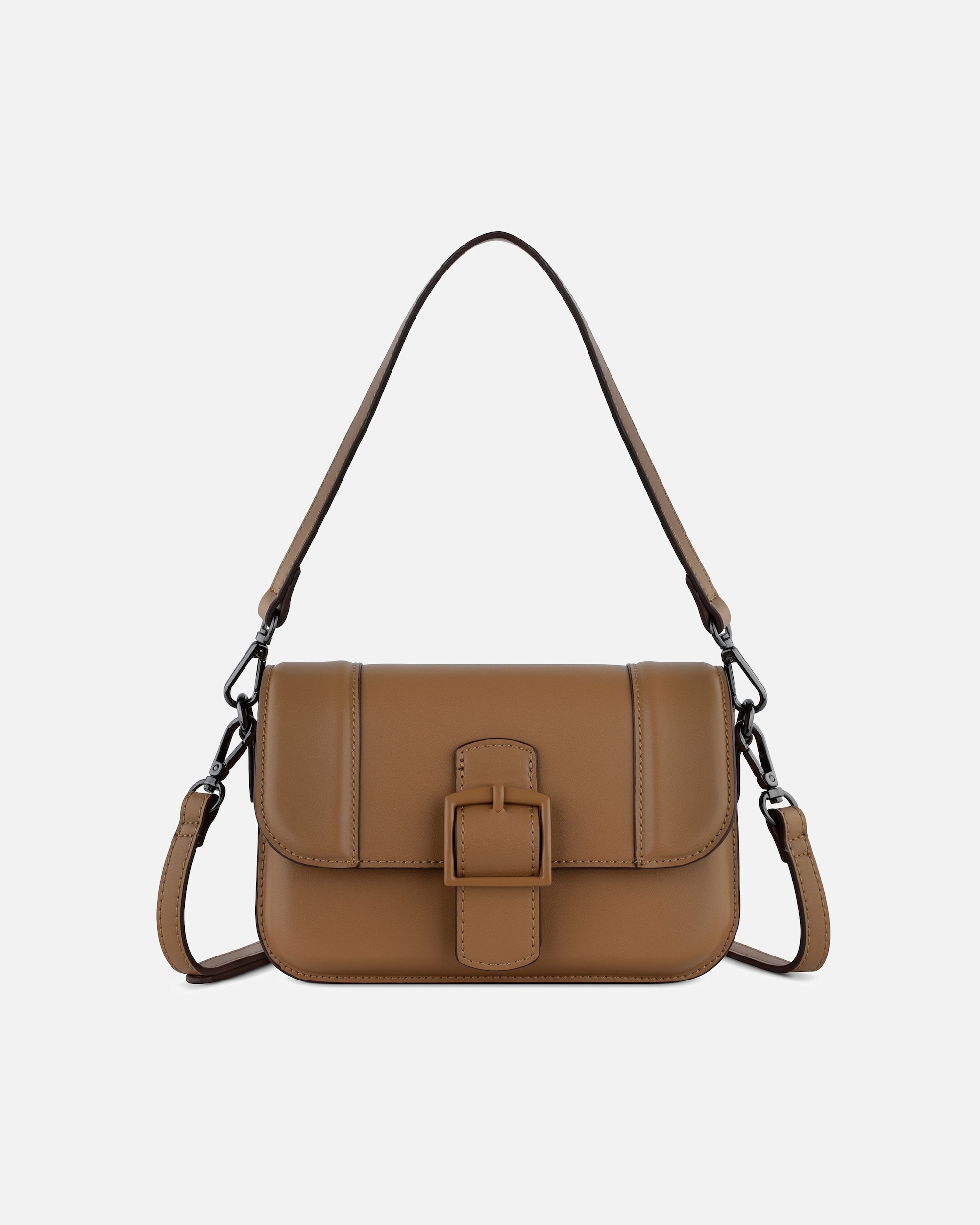 Clutch für Weiblich Bugatti ZIta Schultertasche cognac
