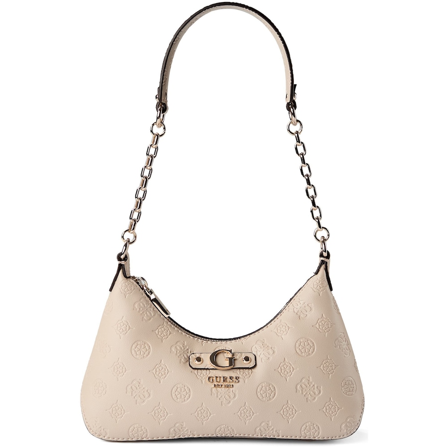 Guess Dita Schultertasche light taupe logo Grau Damen