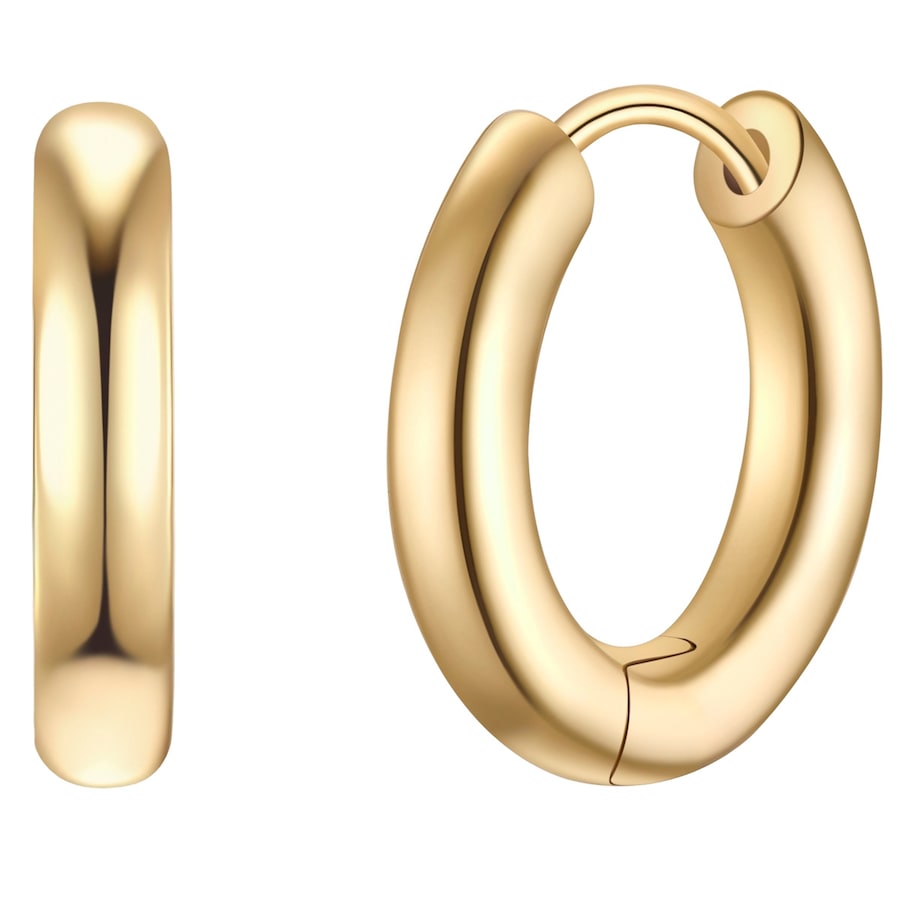 Glanzstücke München Creolen aus Sterling Silber in gelbgold 17,7 mm Damen