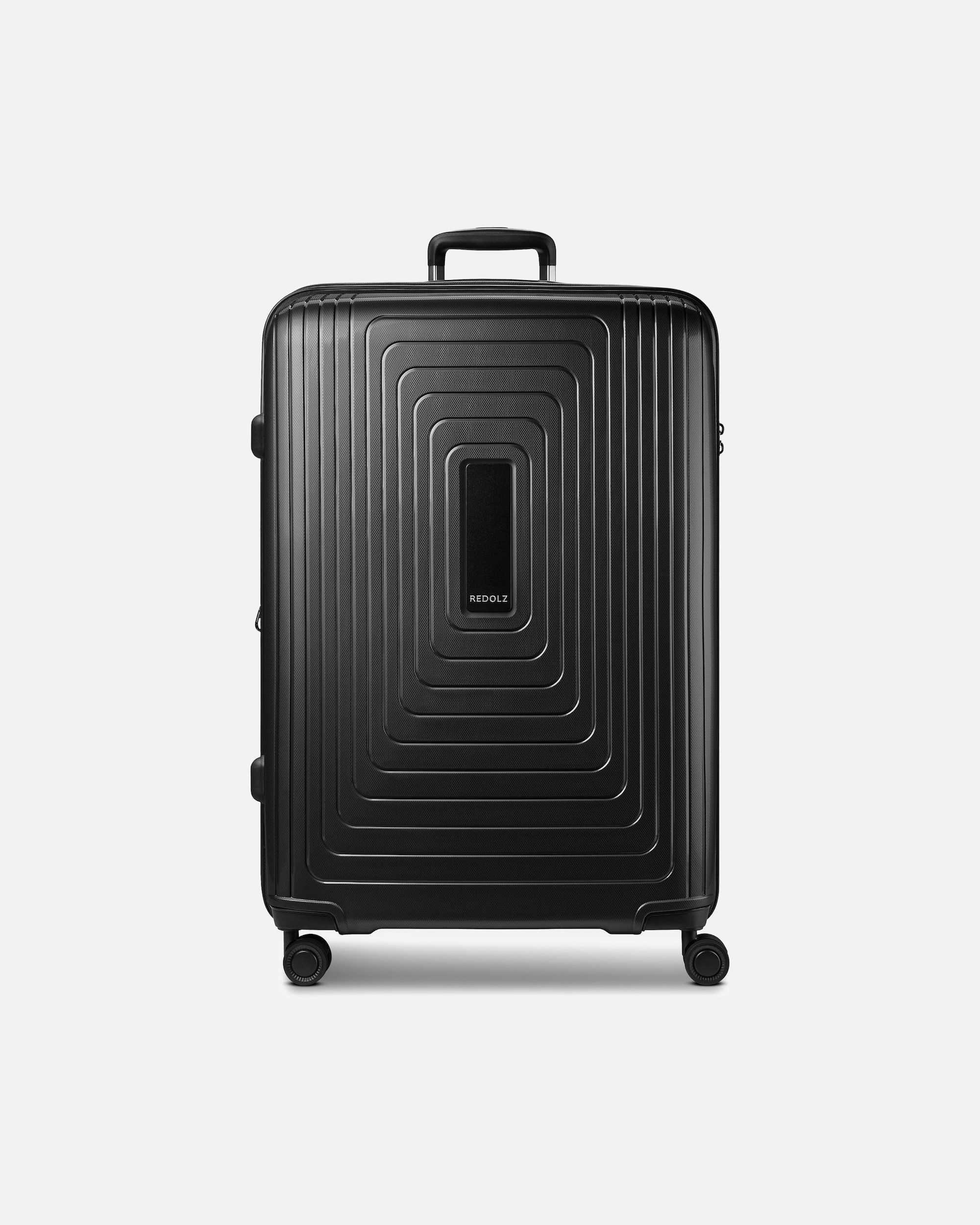 Trolley für Männlich Redolz Essentials 14 4 Rollen Trolley L 77 cm mit Dehnfalte black metallic