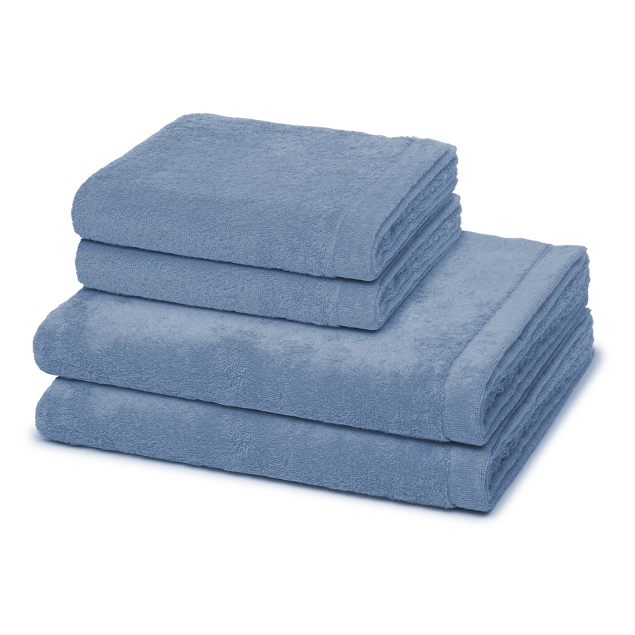 Cawö Handtuch-Set Lifestyle (4-teilig) Sky Grau