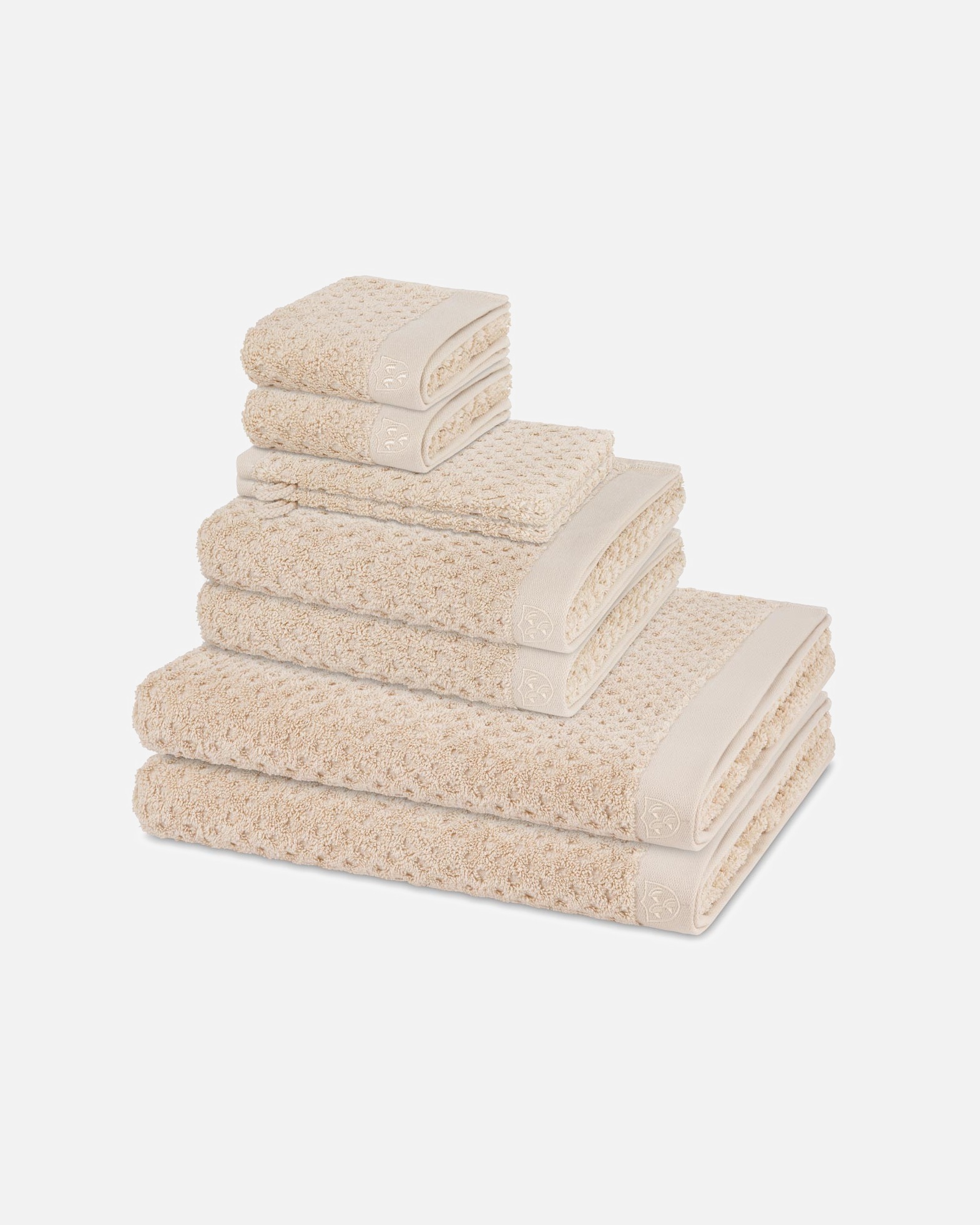 Handtuch für Unisex ROSS Handtuch-Set Harmony (8-teilig) Natur