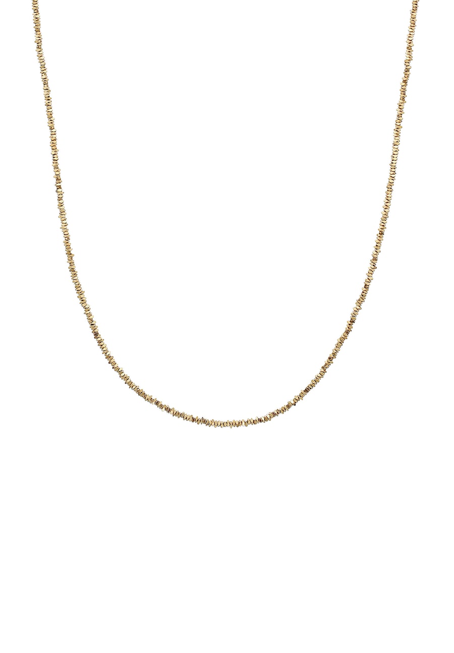 Elli Perlen Synthetischer Hämatit Gold 925 Sterling Silber vergoldet 45 Damen