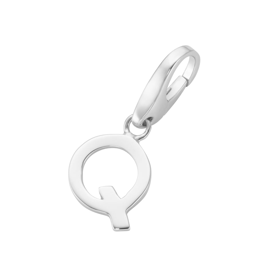 Giorgio Martello Milano Charm Buchstabe Q, Silber 925 Damen