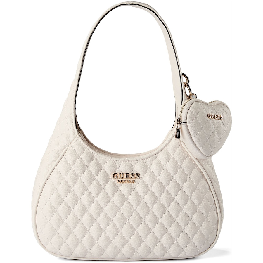 Guess Atabey Schultertasche off white Weiss Damen